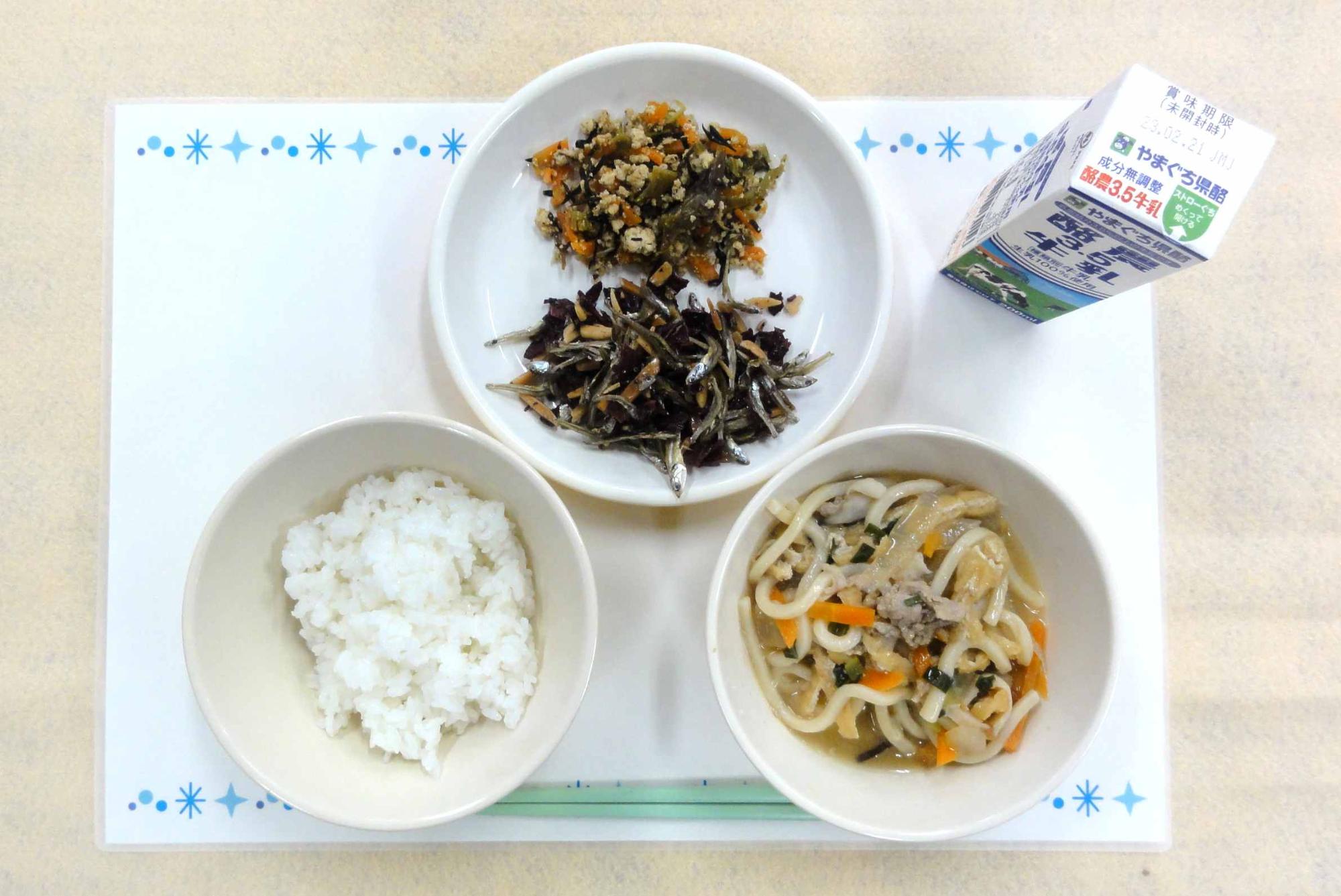 2月13日の給食の写真