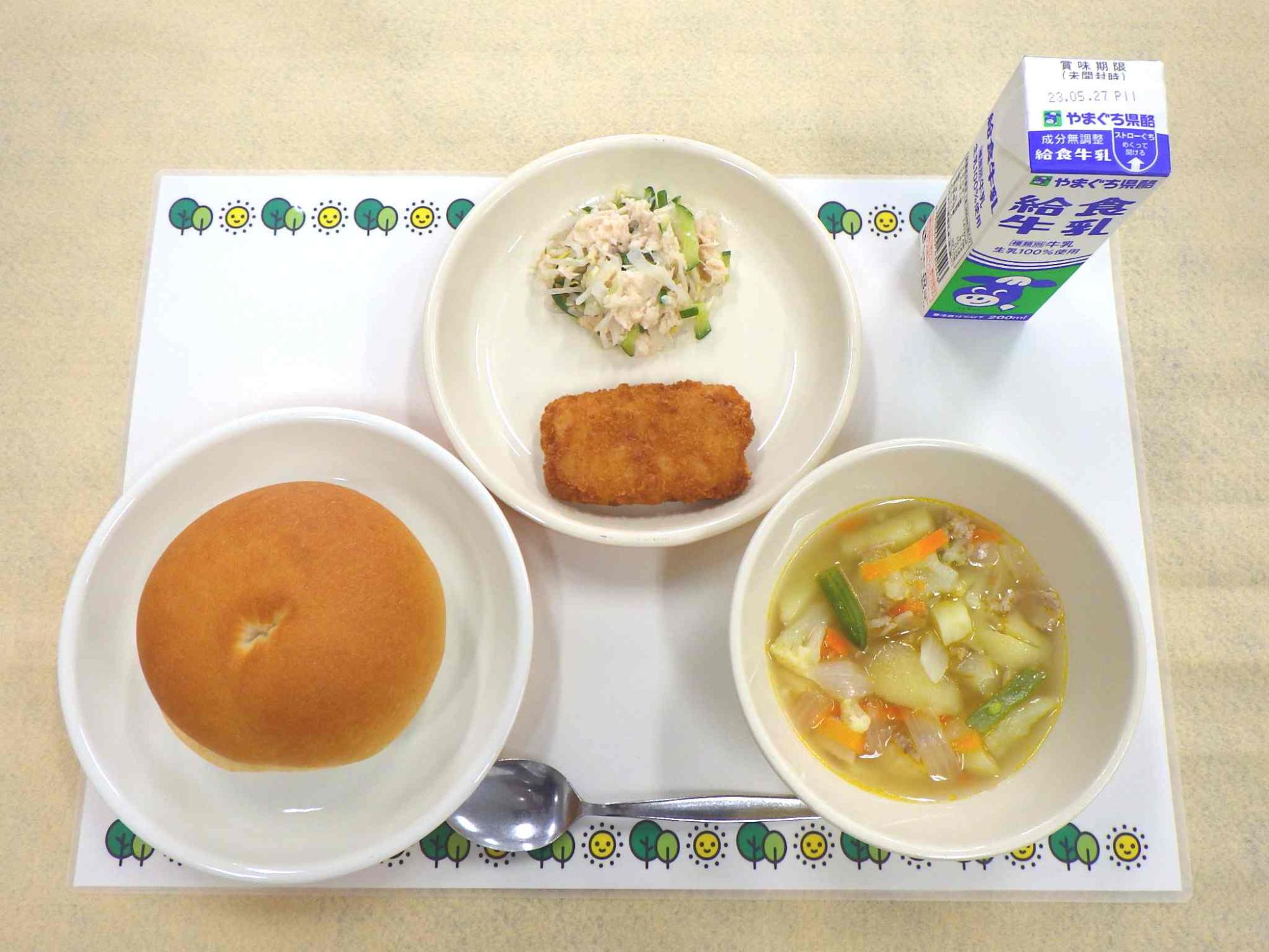 5月18日の給食の写真