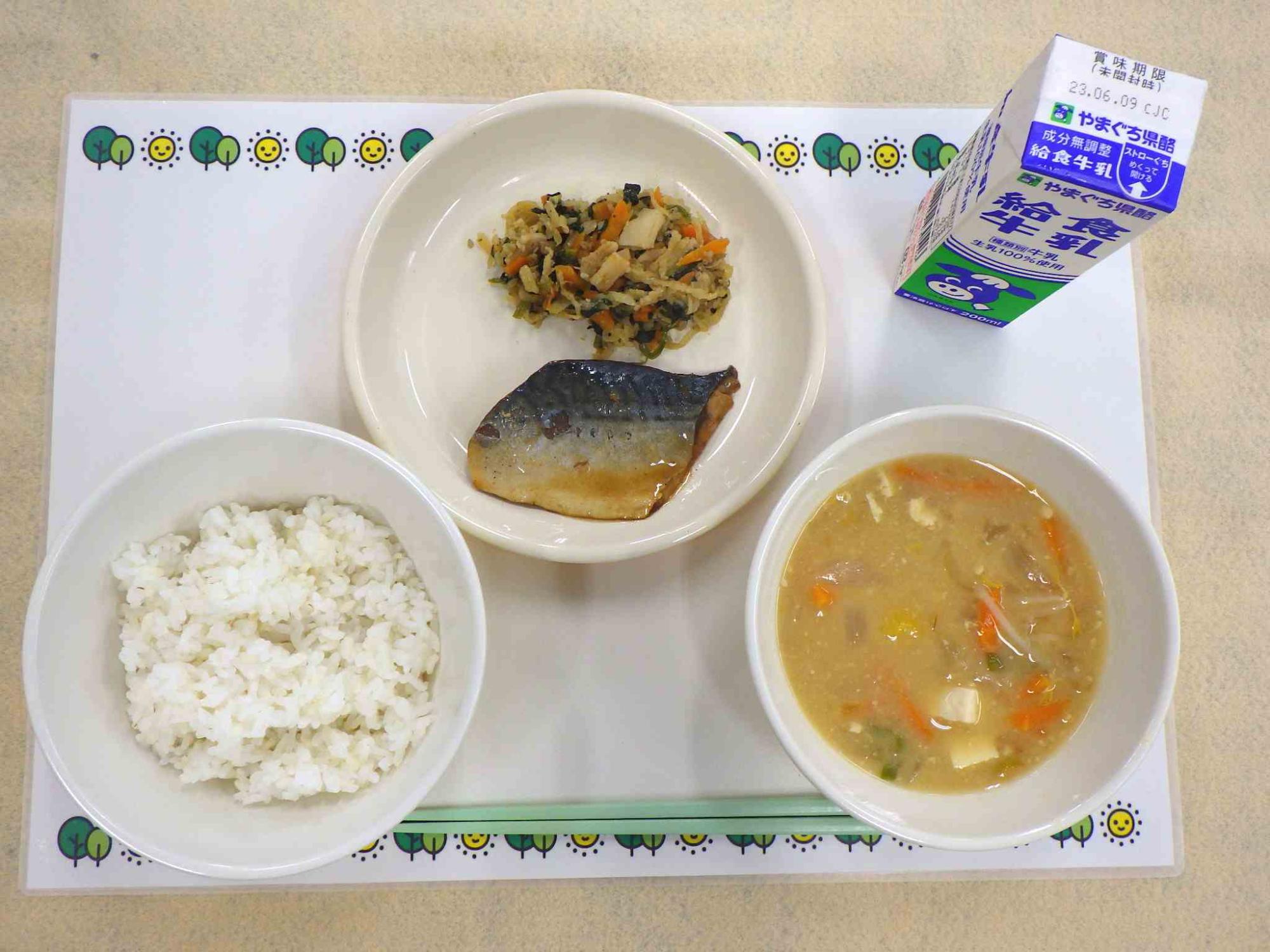 5月31日の給食の拡大写真