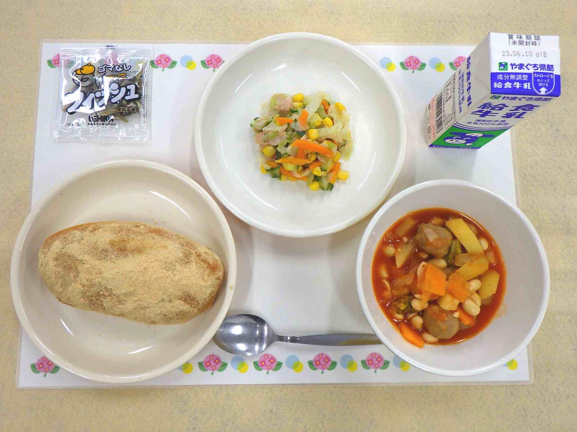 6月1日の給食の写真