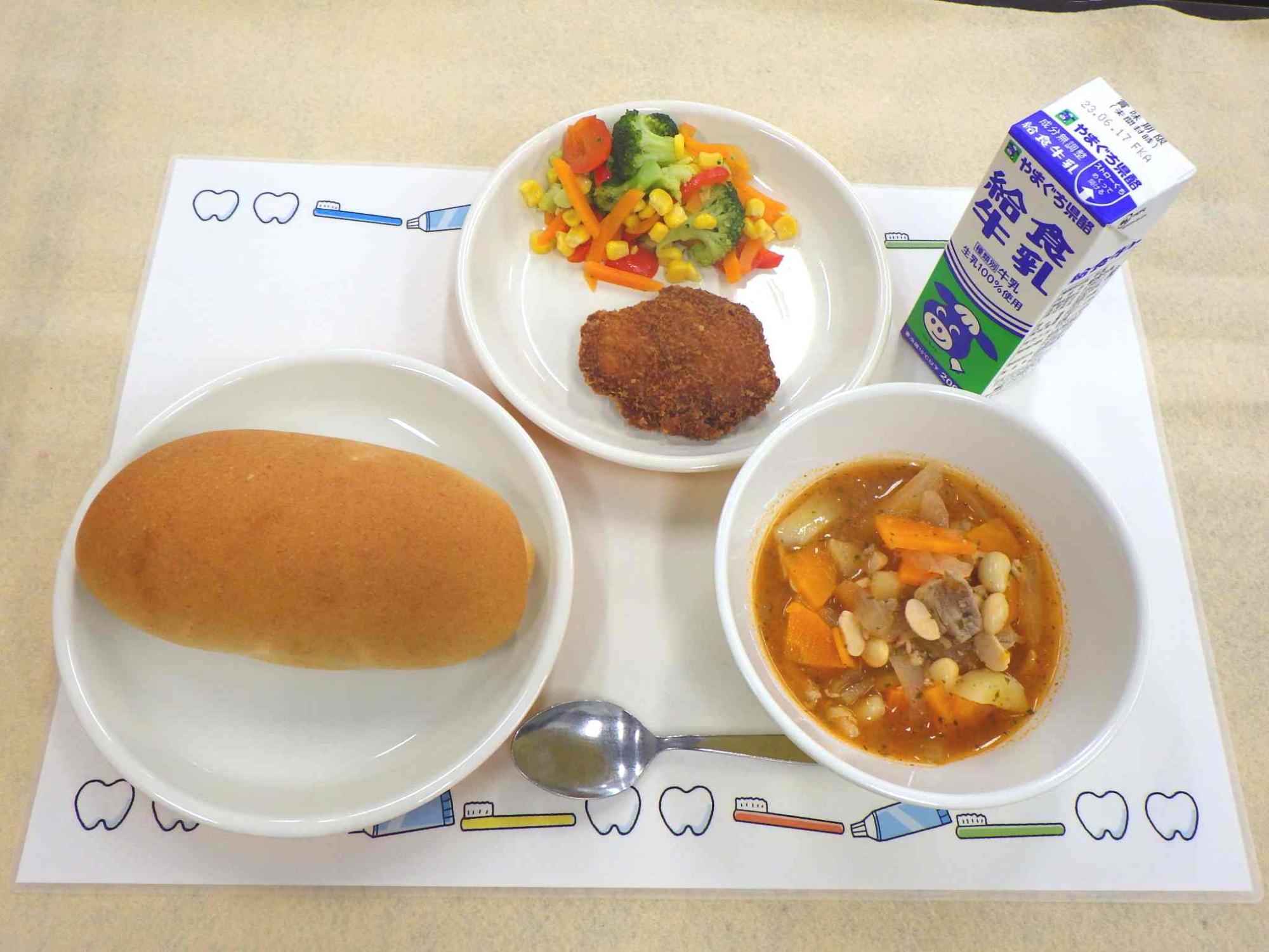6月8日の給食の写真
