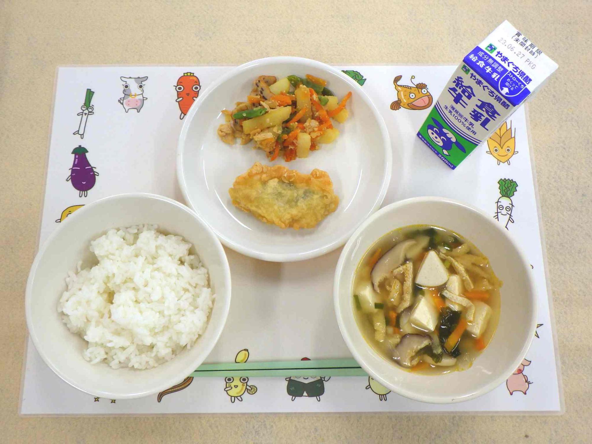 6月19日の給食の写真