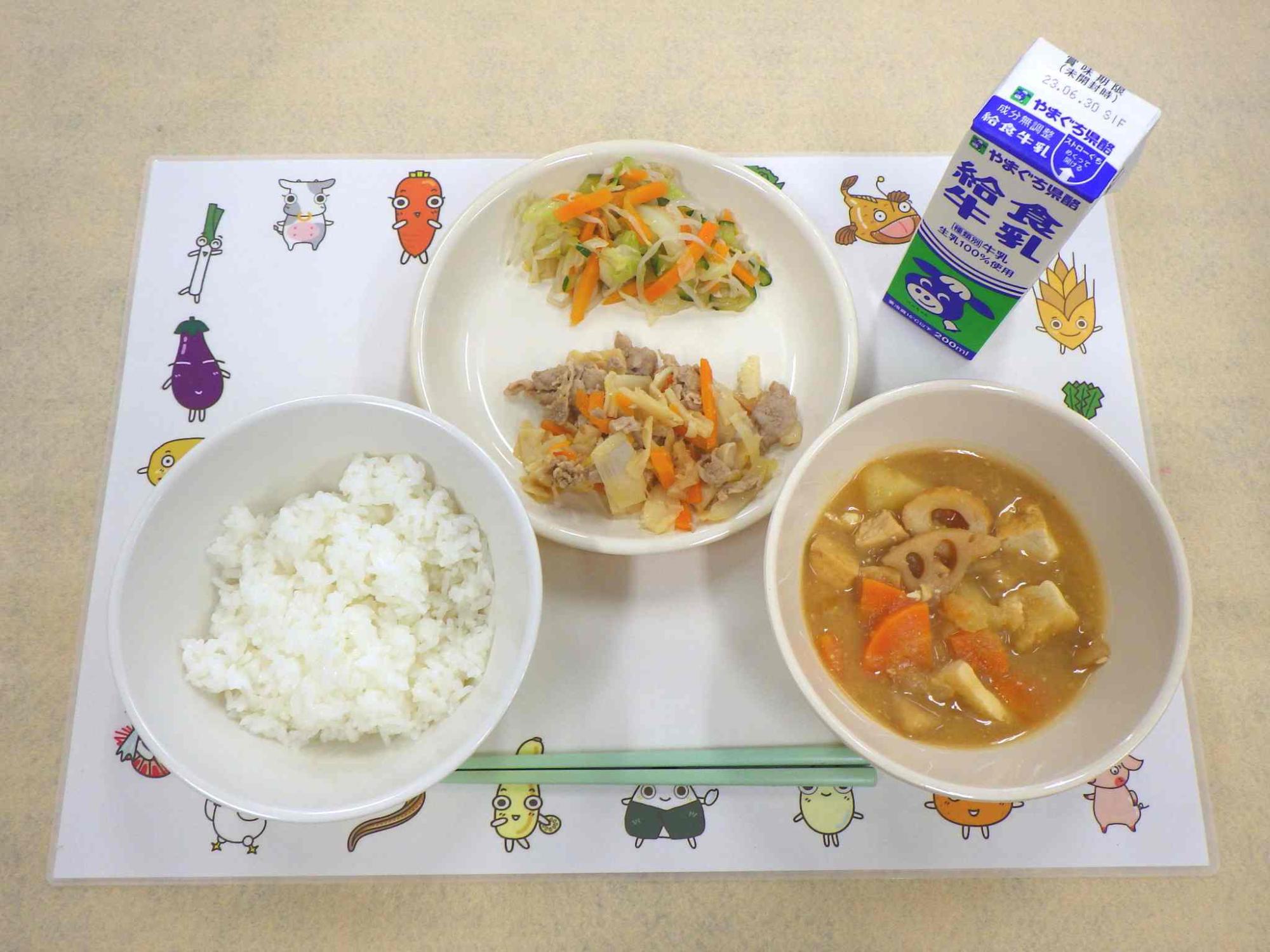 6月21日の給食の写真