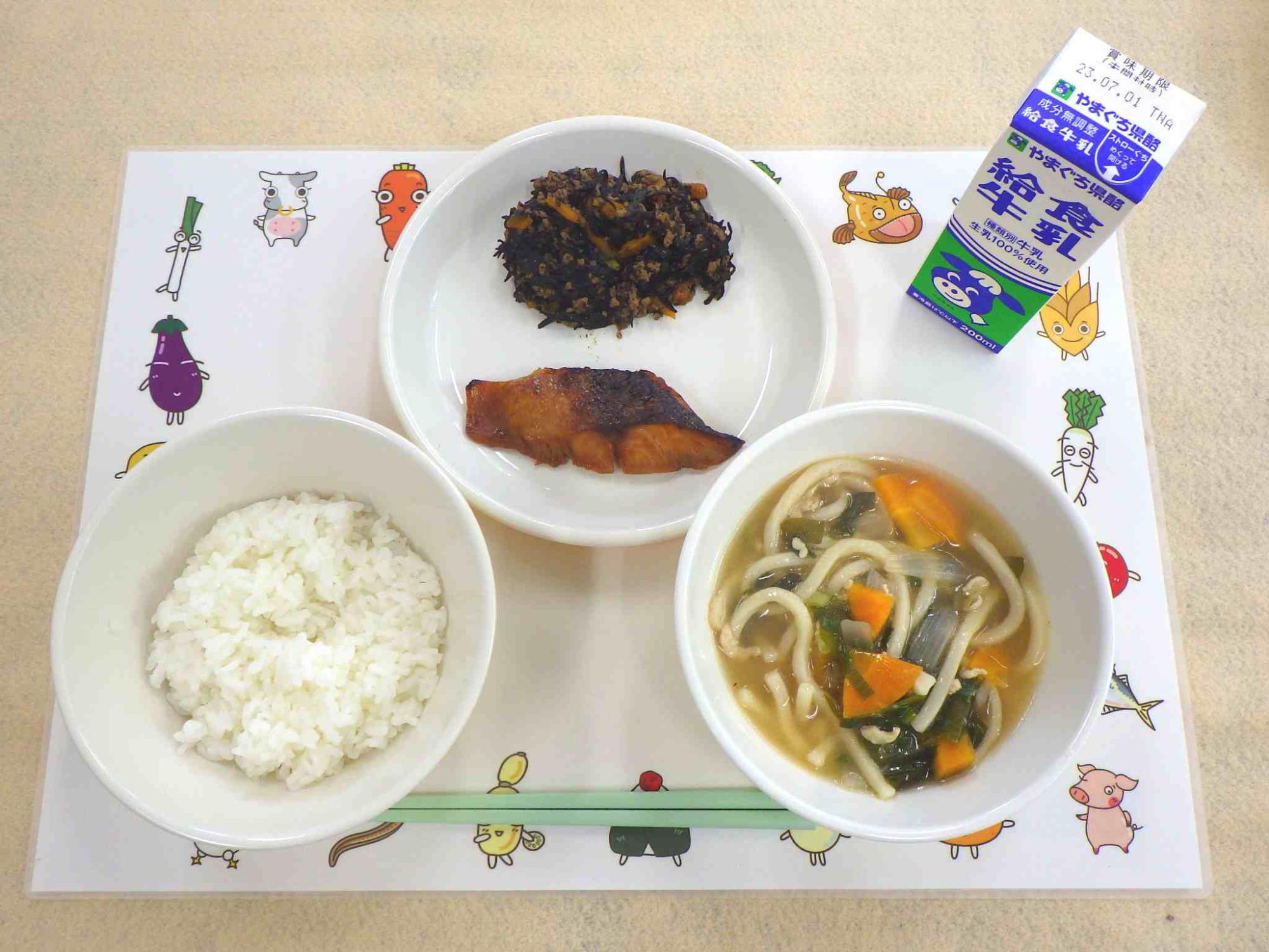 6月23日の給食の写真