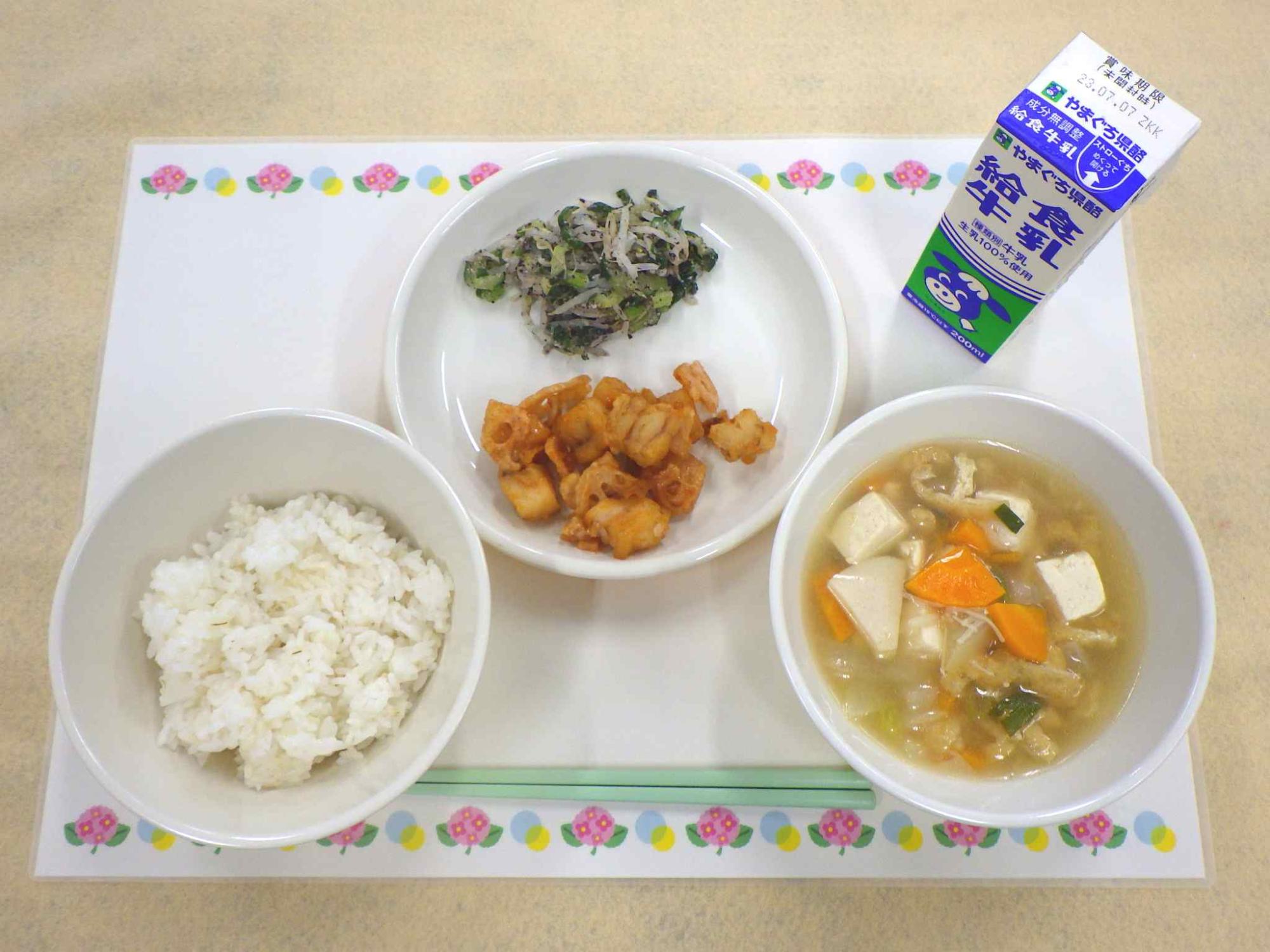 6月28日の給食の写真