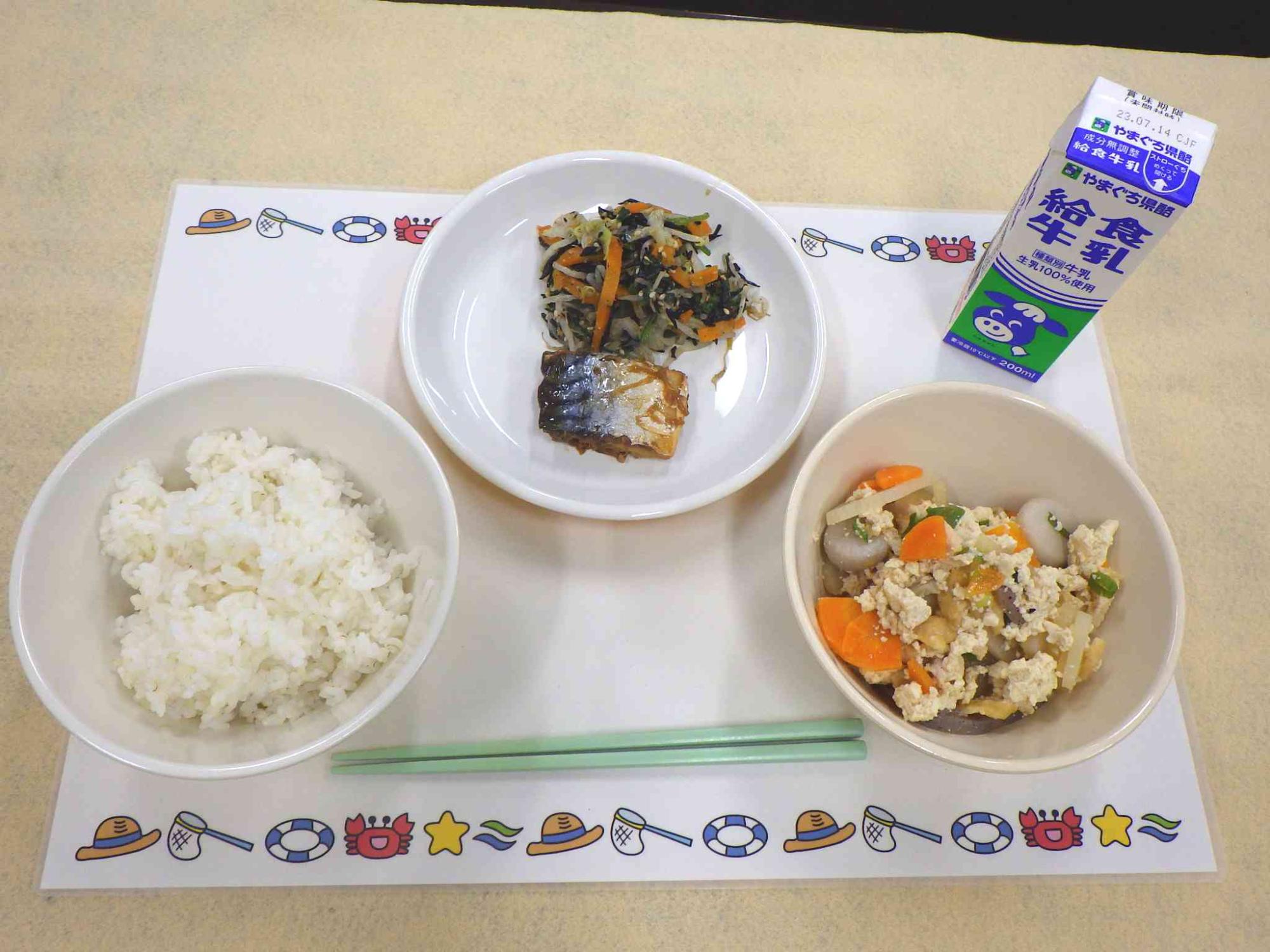 7月5日の給食の写真