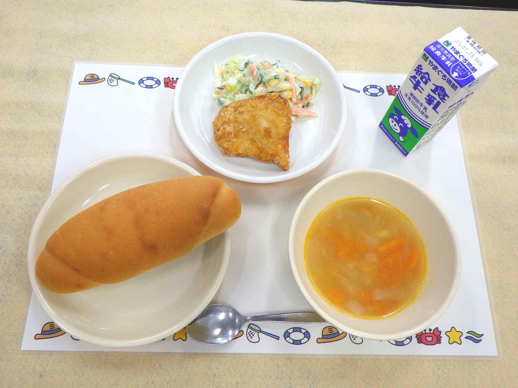 7月6日の給食の写真