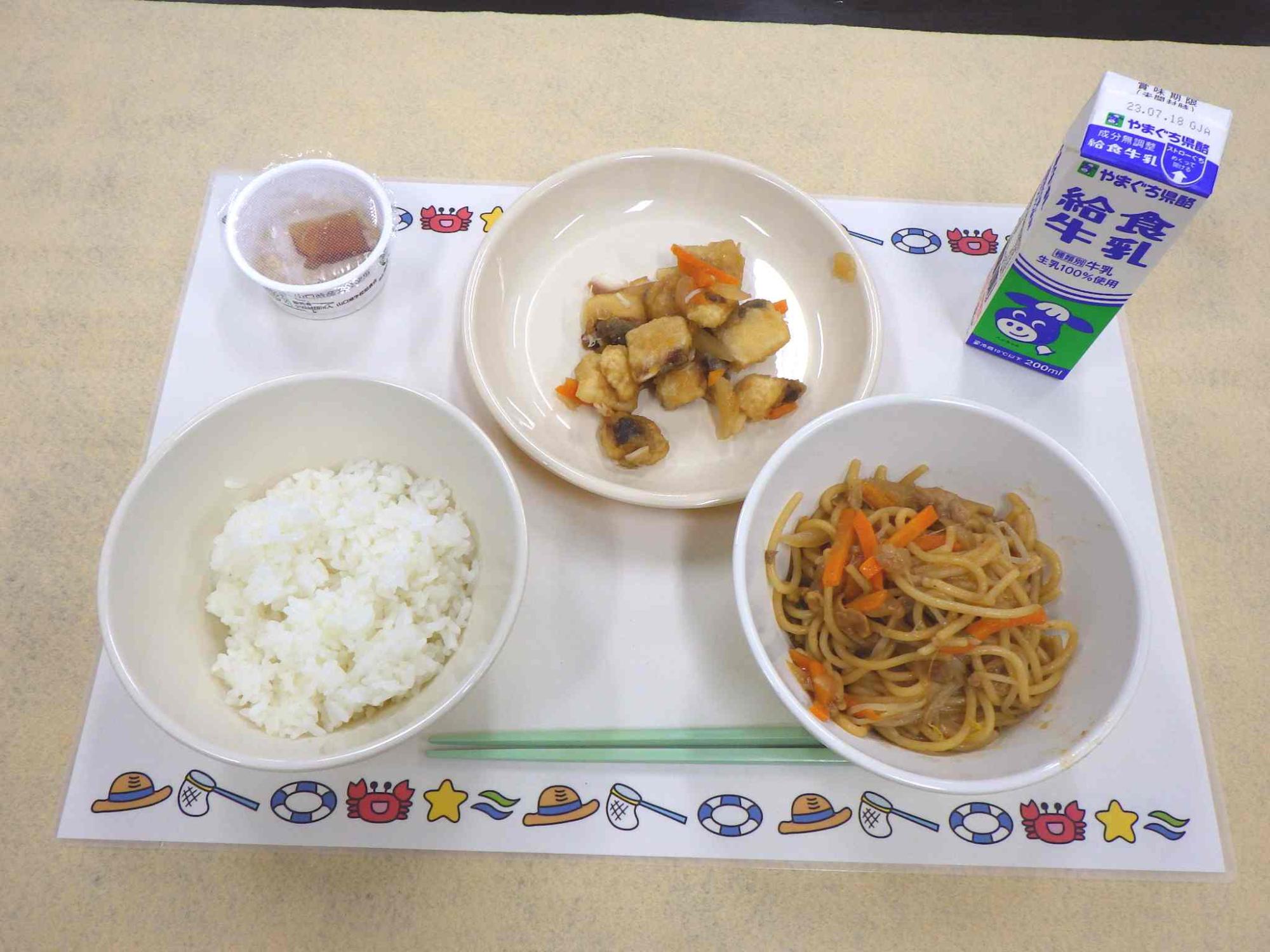 7月10日の給食の写真