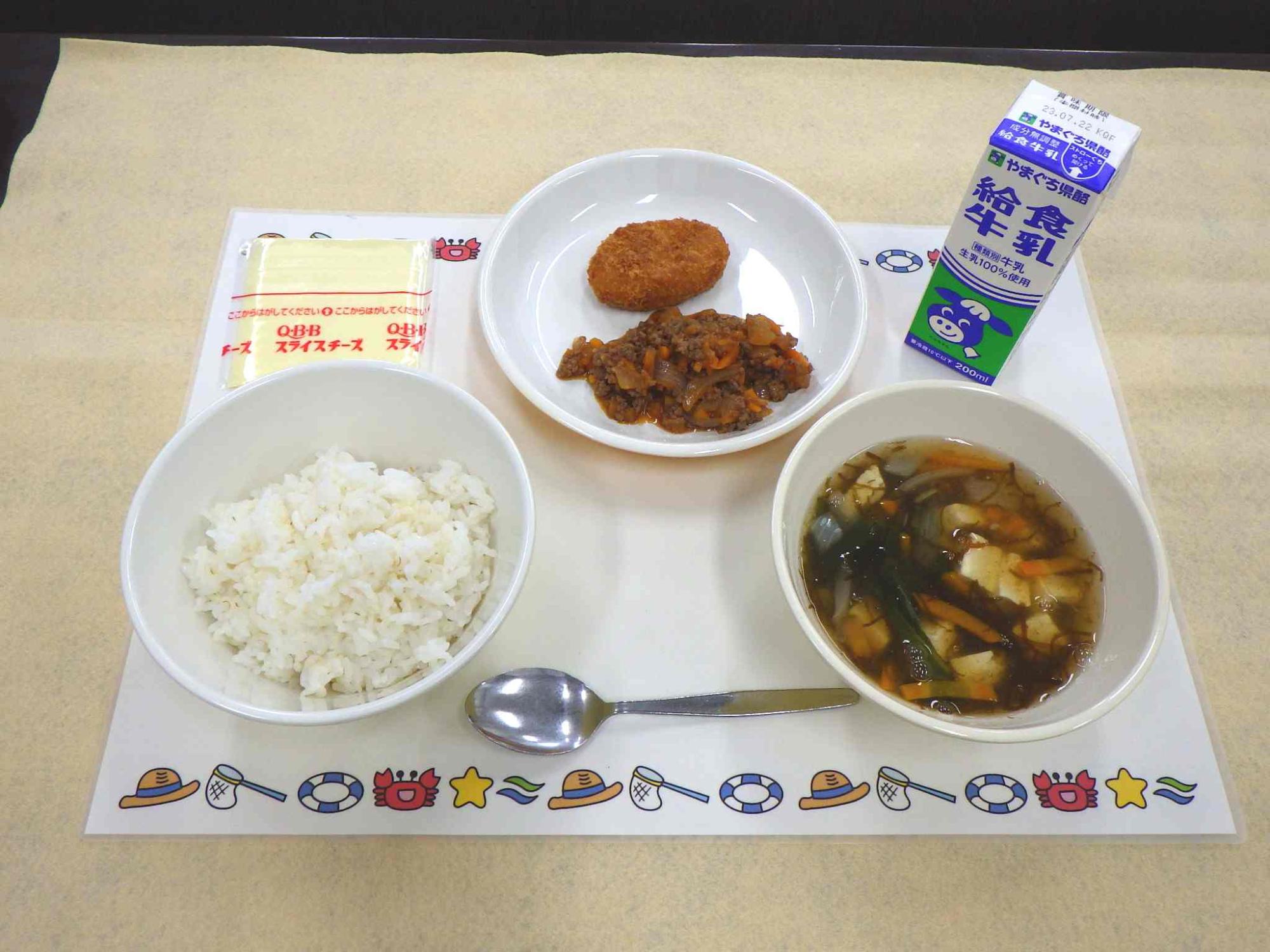 7月14日の給食の写真