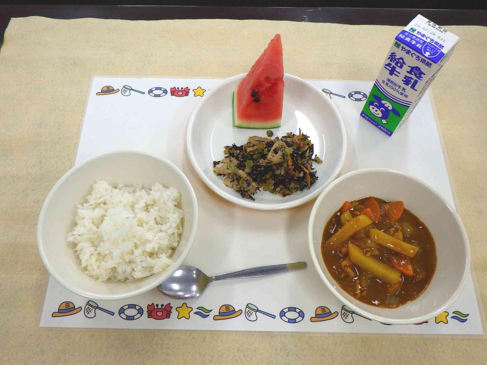7月19日の給食の写真