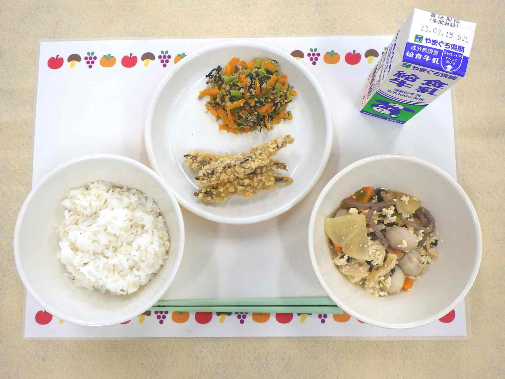 9月6日の給食の写真