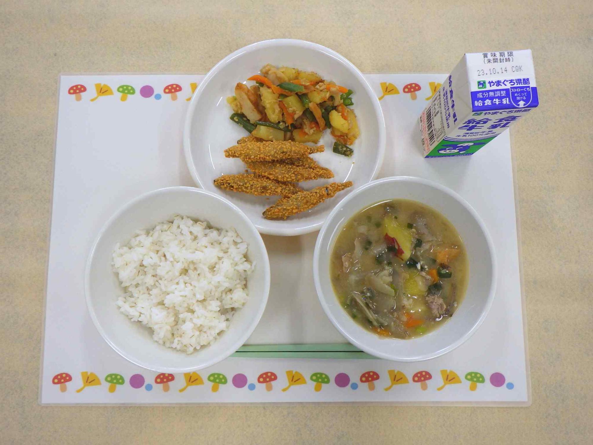 10月6日の給食の写真