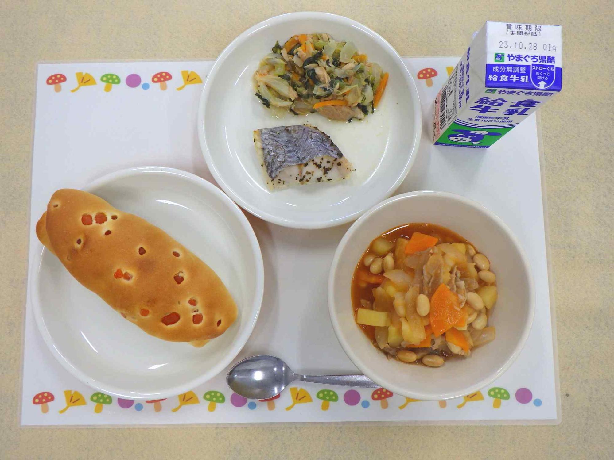 10月19日の給食の写真