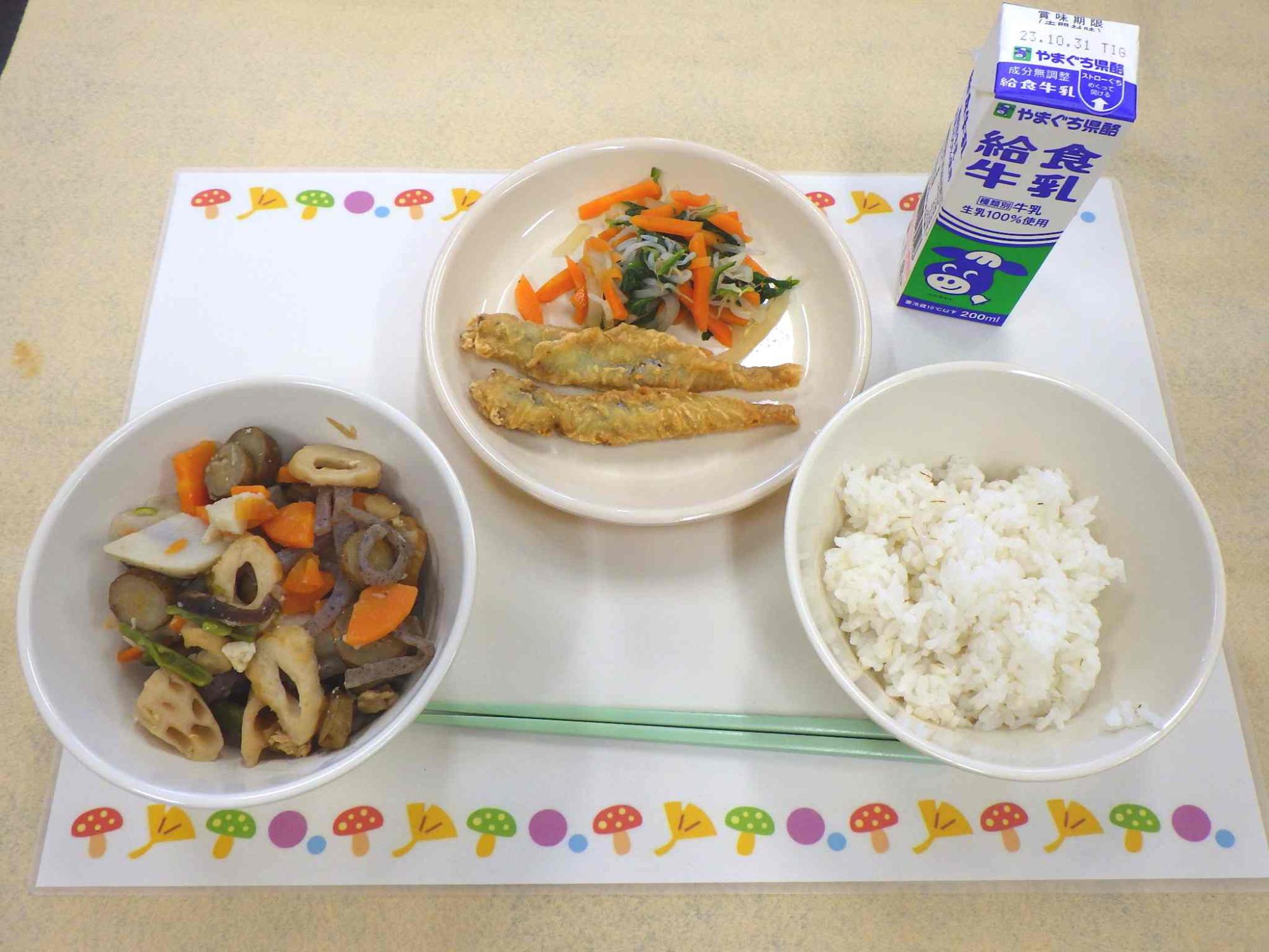 10月23日の給食の写真