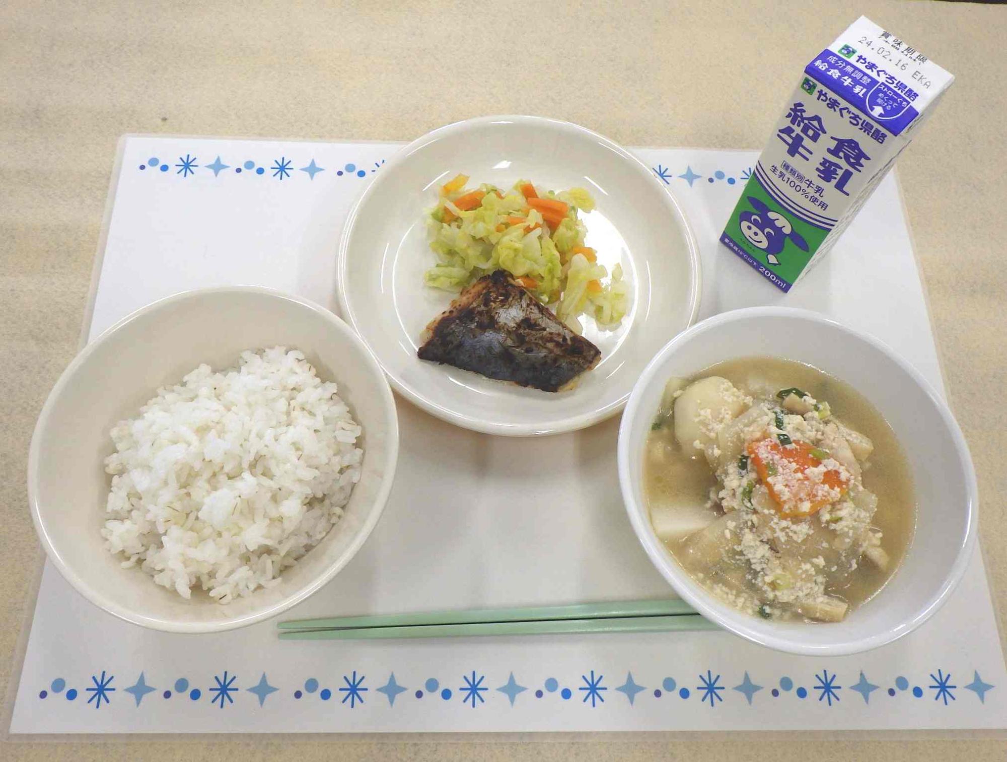 2月7日の給食の写真