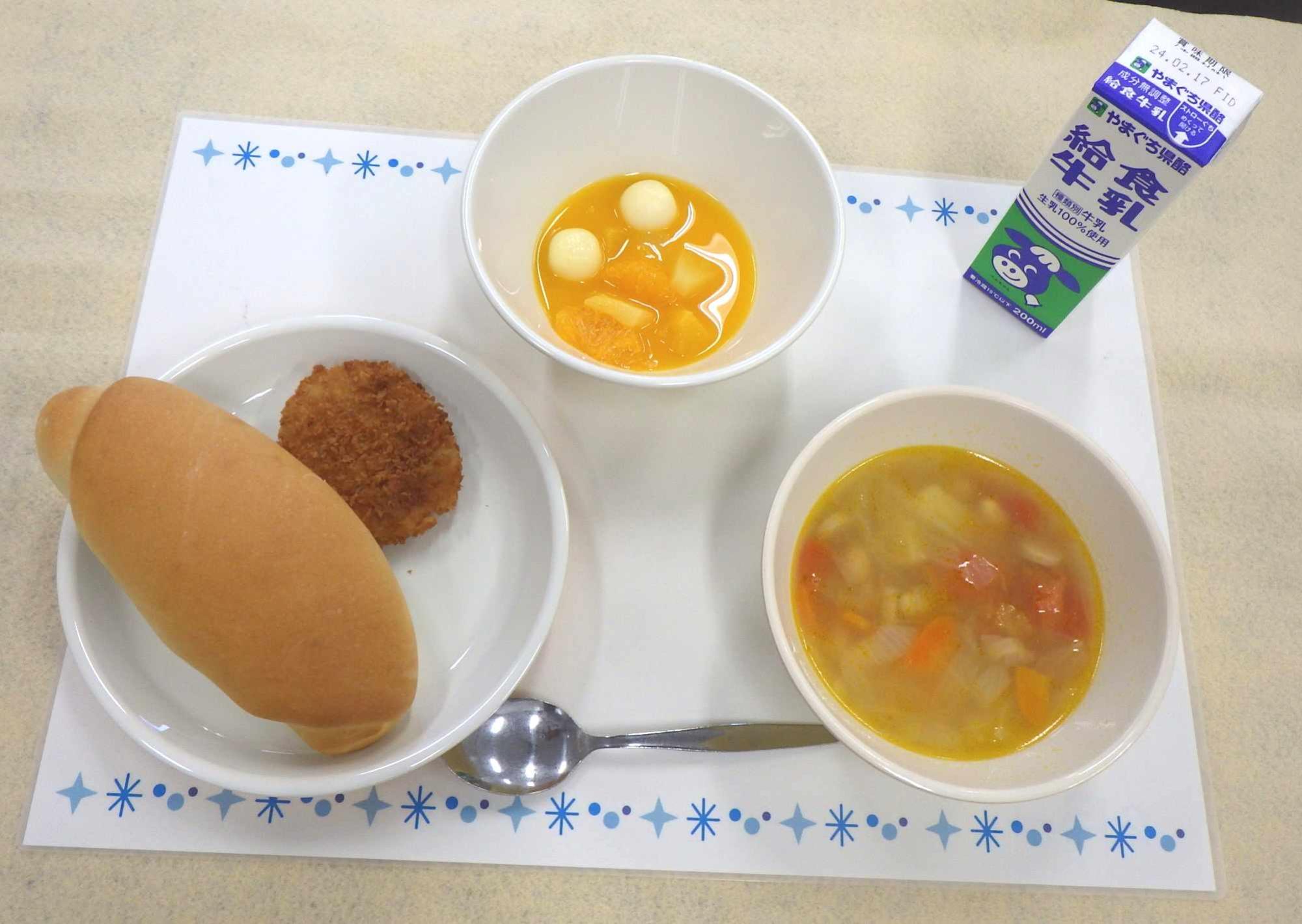 2月8日の給食の写真