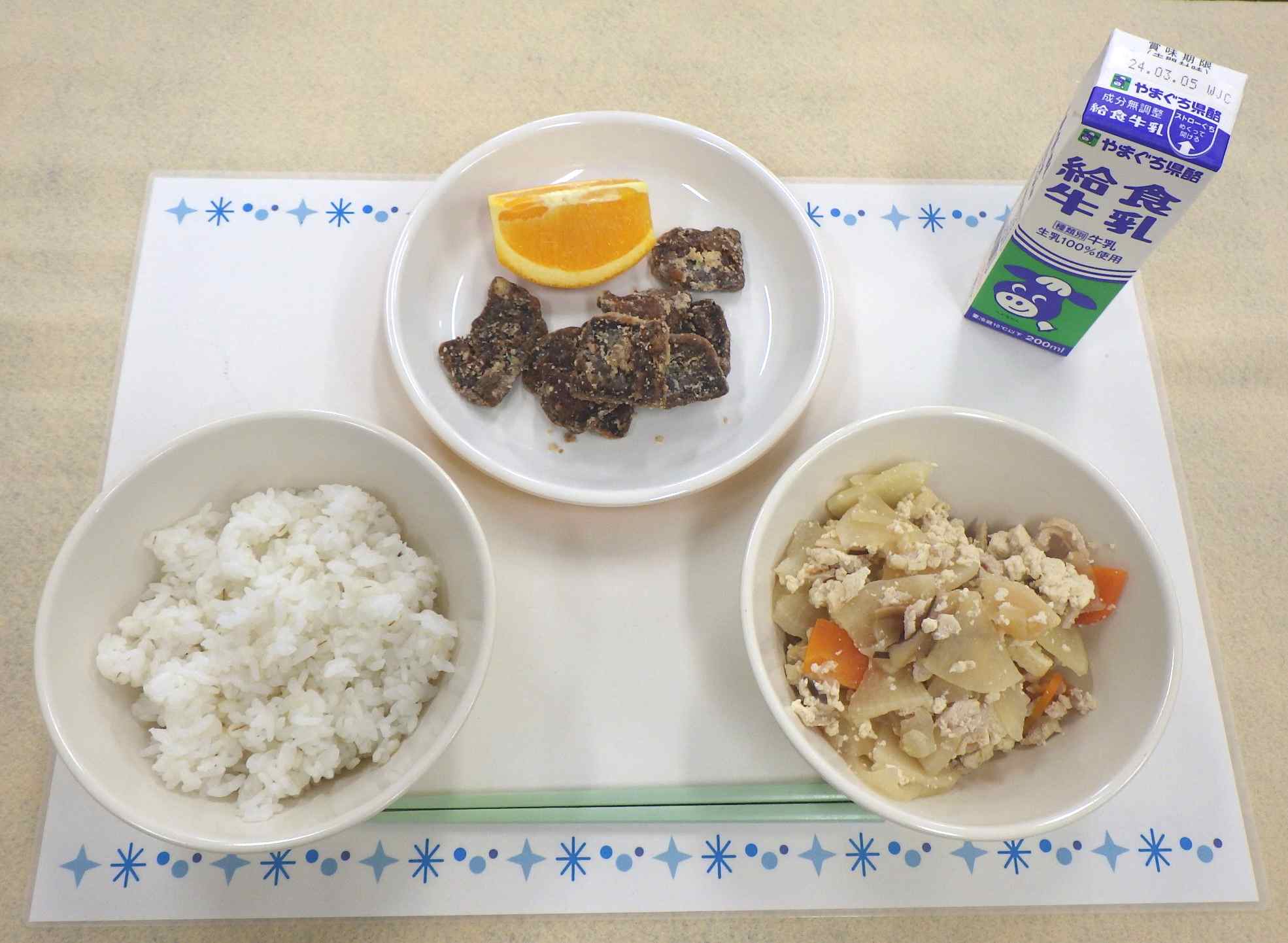 2月26日の給食の写真