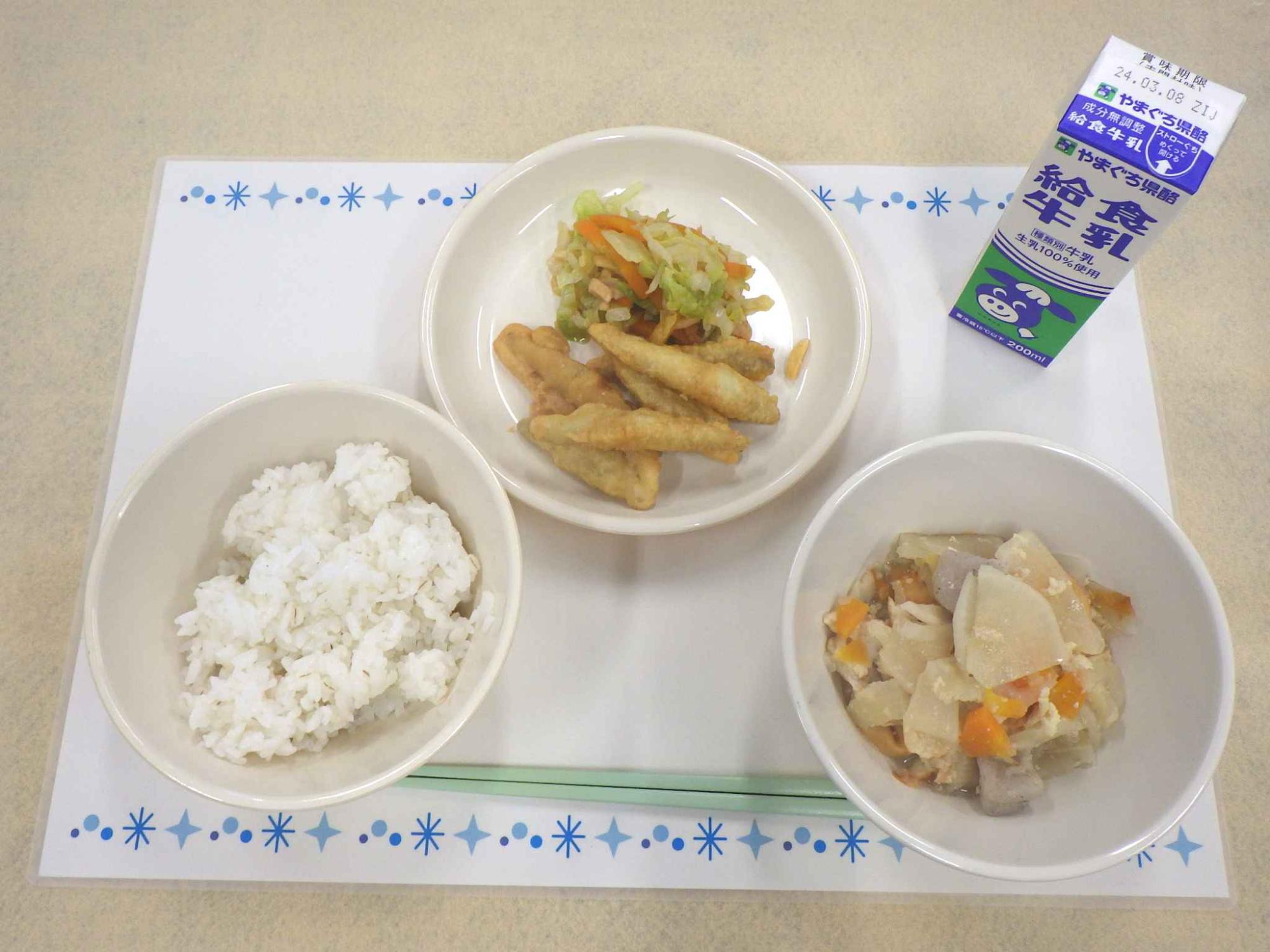 2月28日の給食の写真