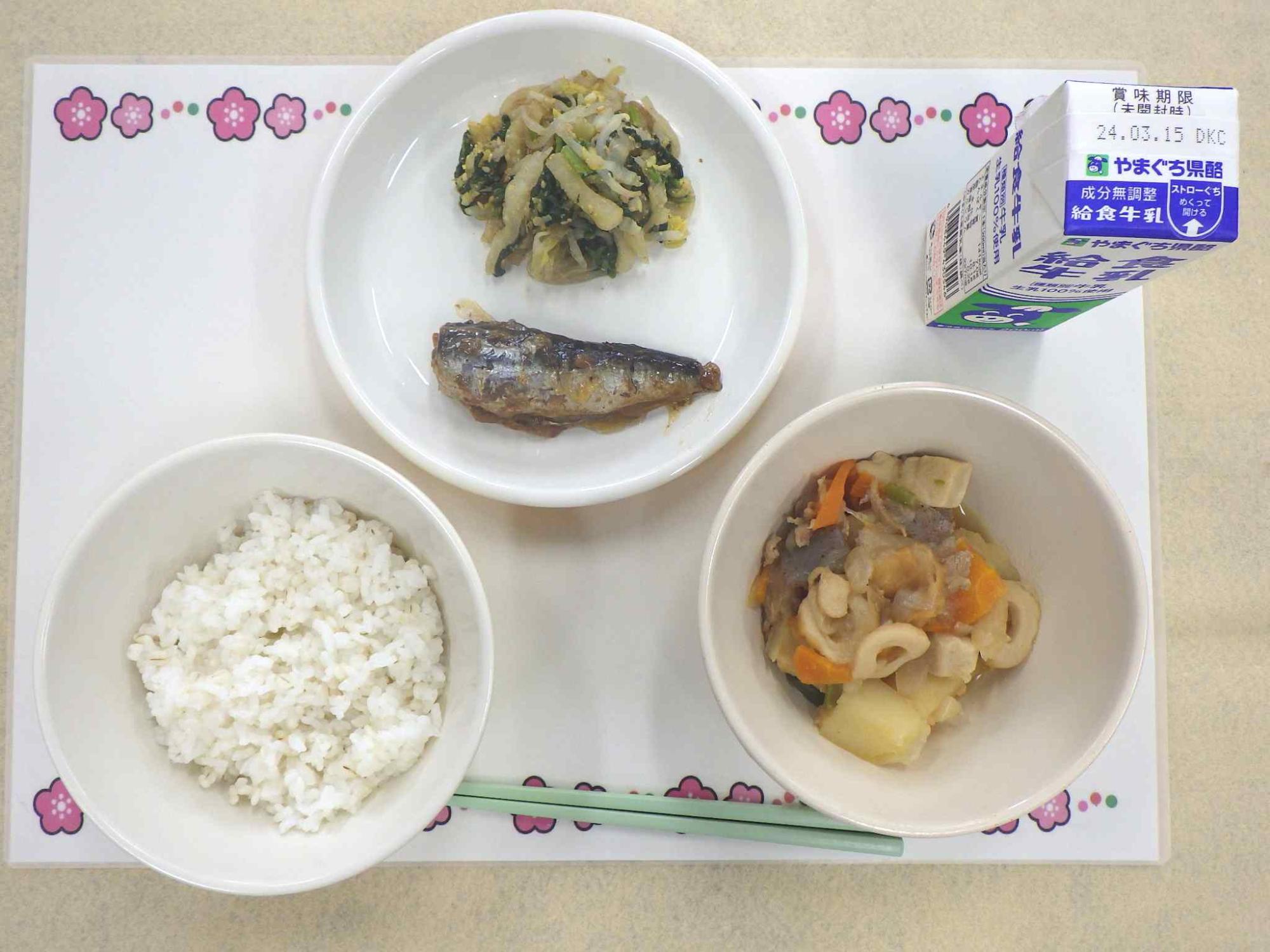 3月6日の給食の写真