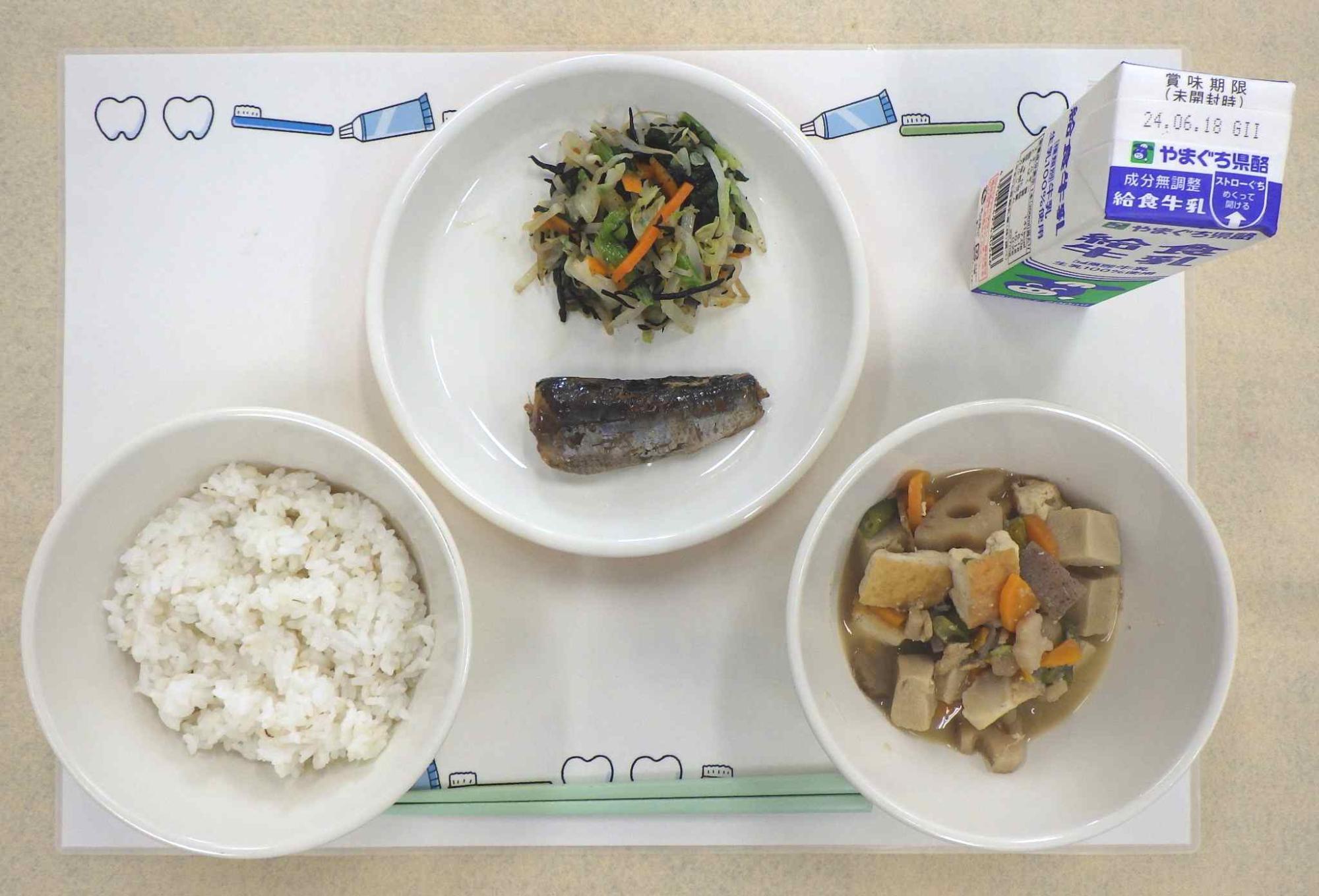 6月10日の給食の写真