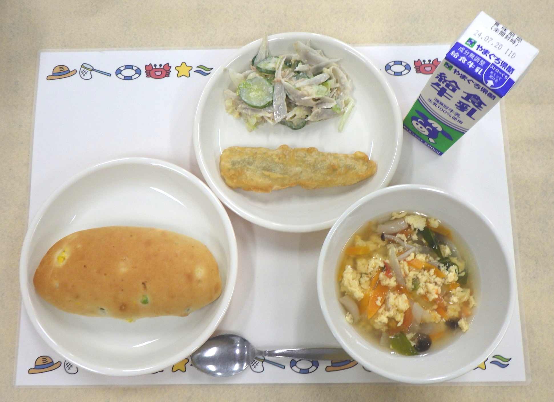 7月11日の給食の写真