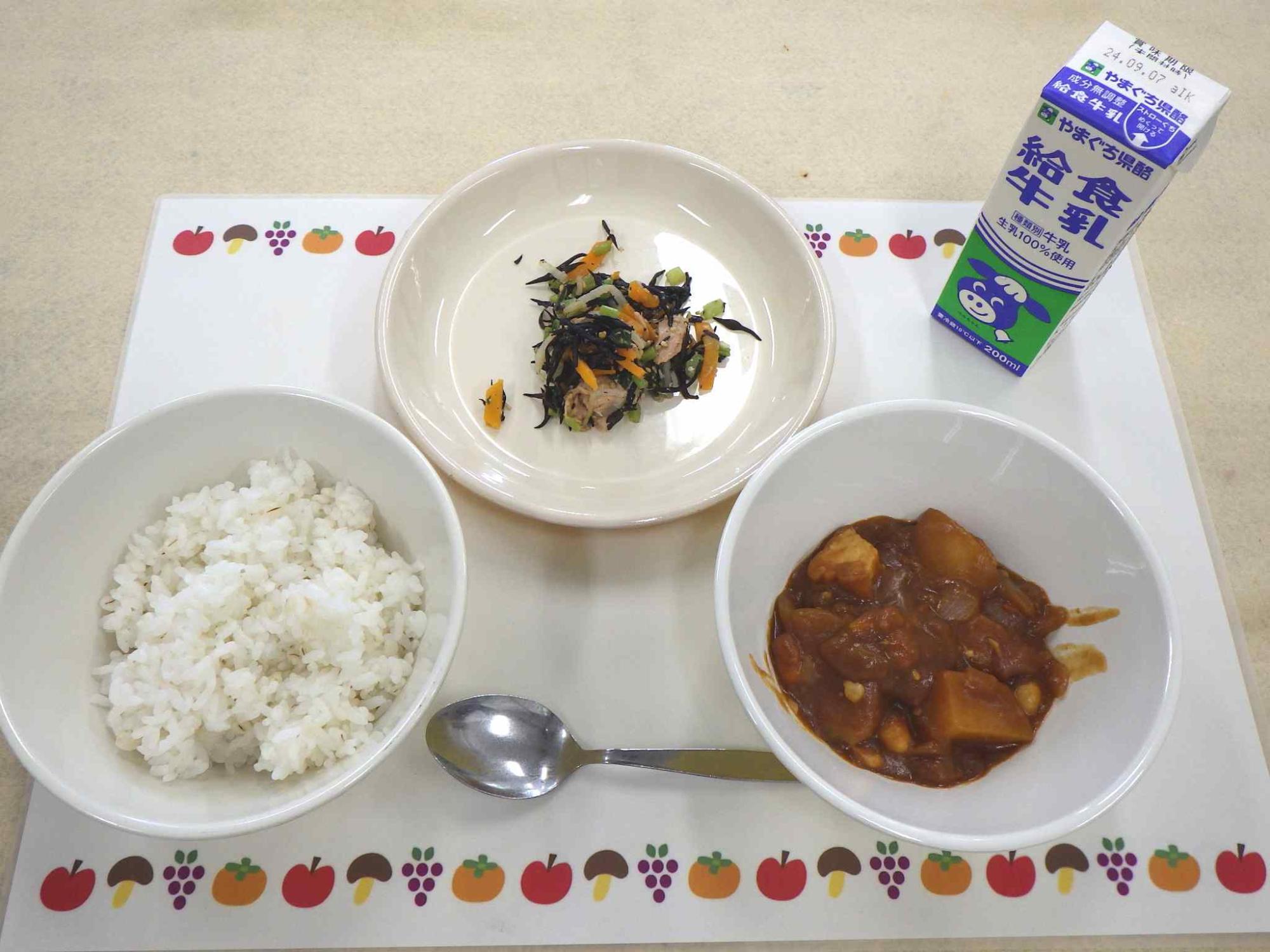 9月2日の給食の写真