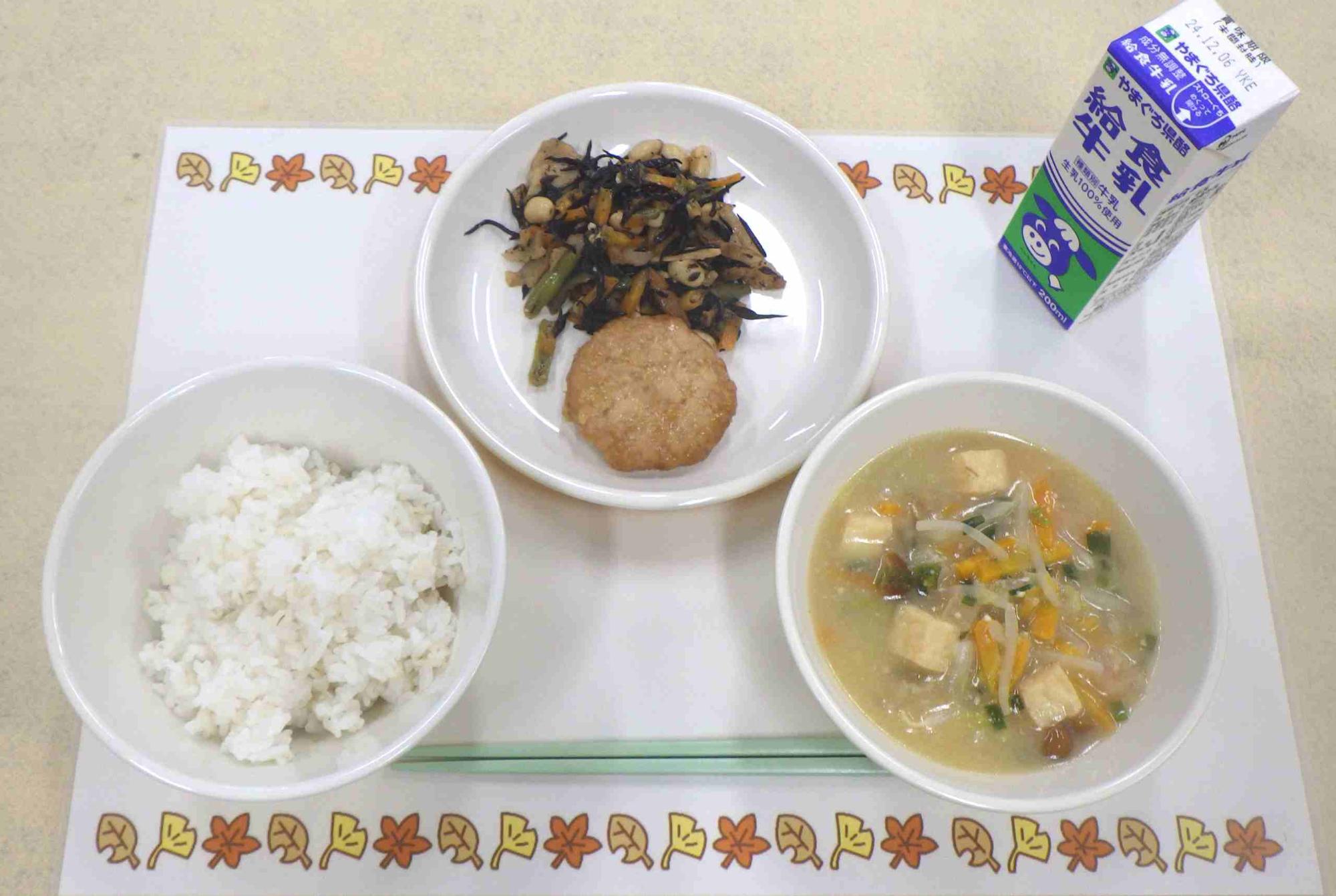 11月27日の給食の写真