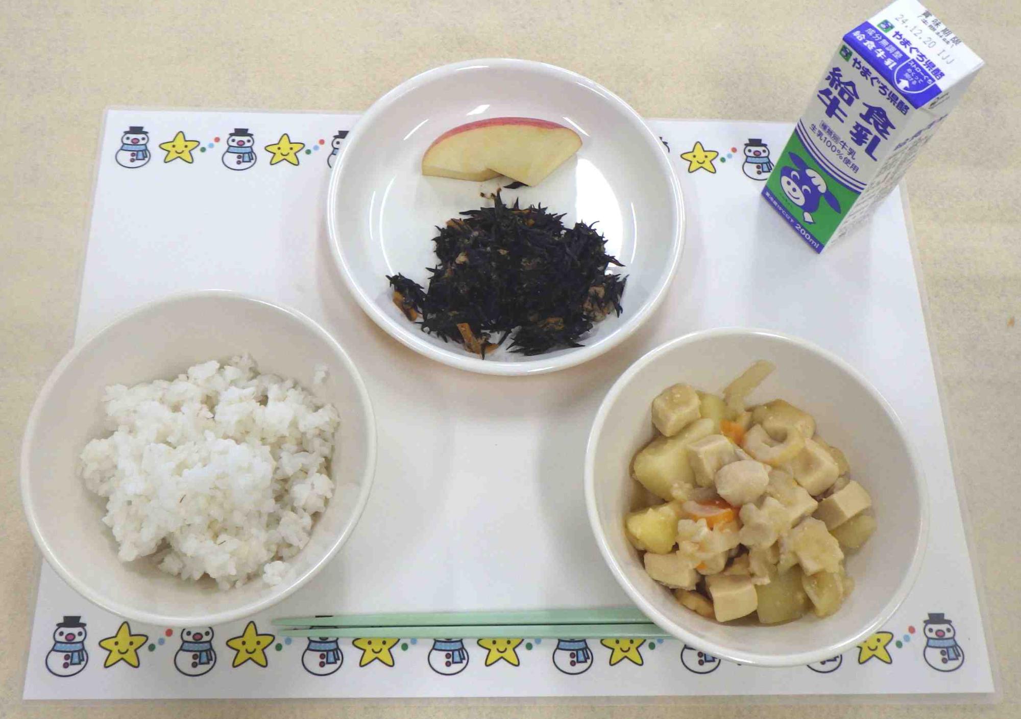 12月11日の給食の写真