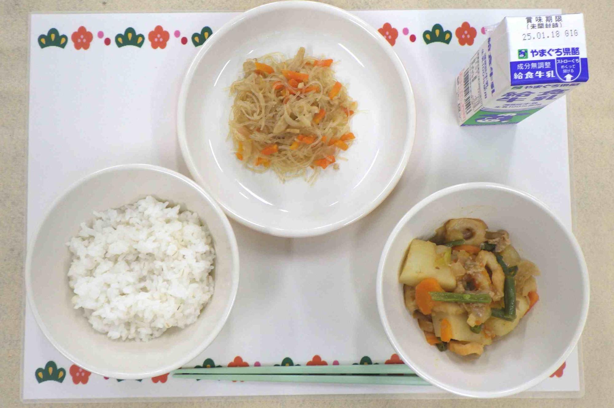 1月9日の給食の写真