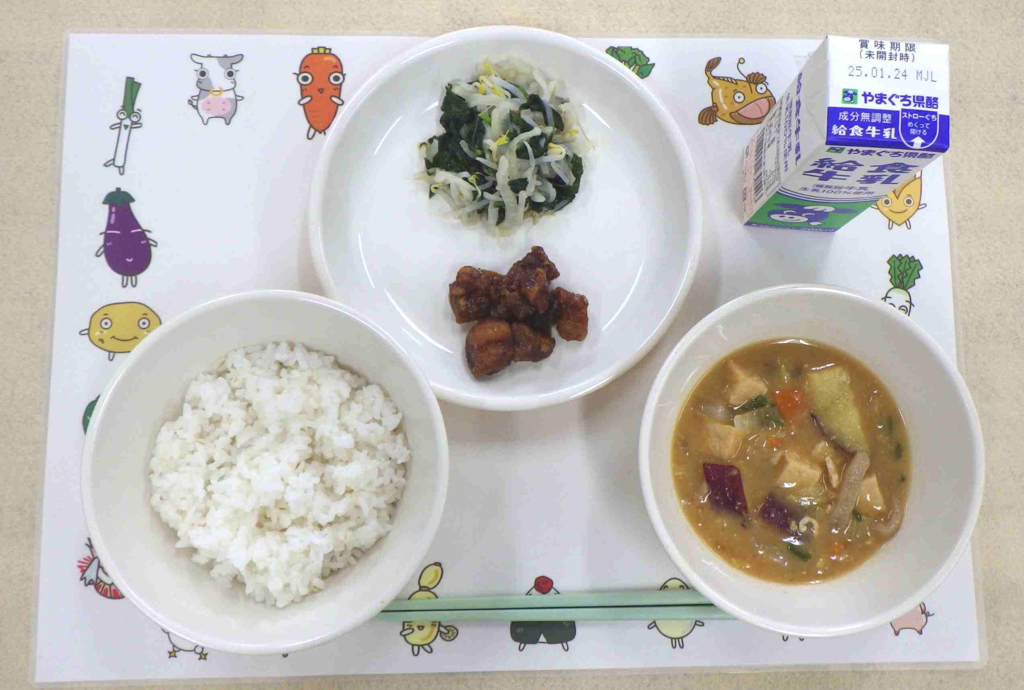 1月15日の給食の写真