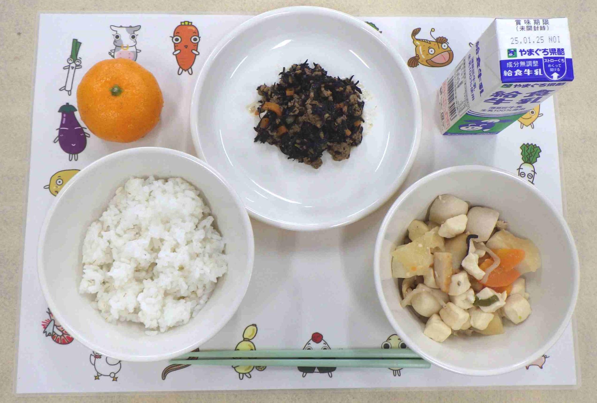 1月17日の給食の写真