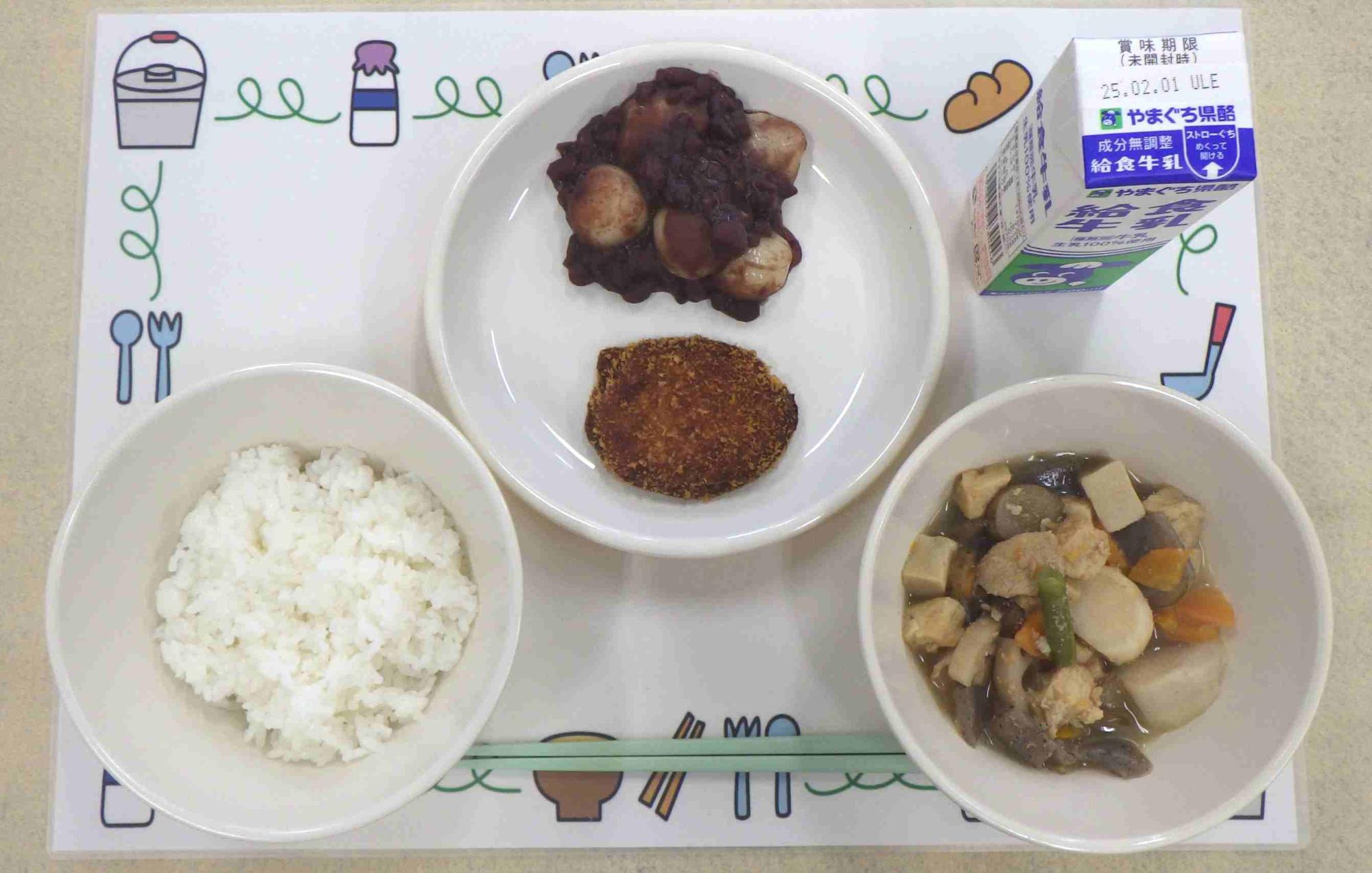 1月24日の給食の写真