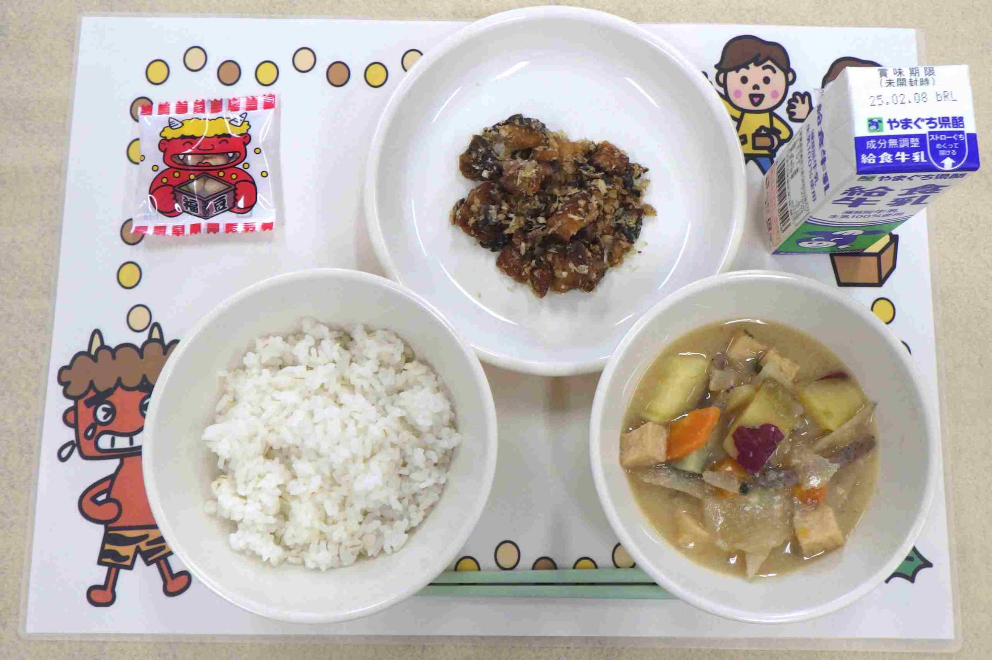 1月31日の給食の写真