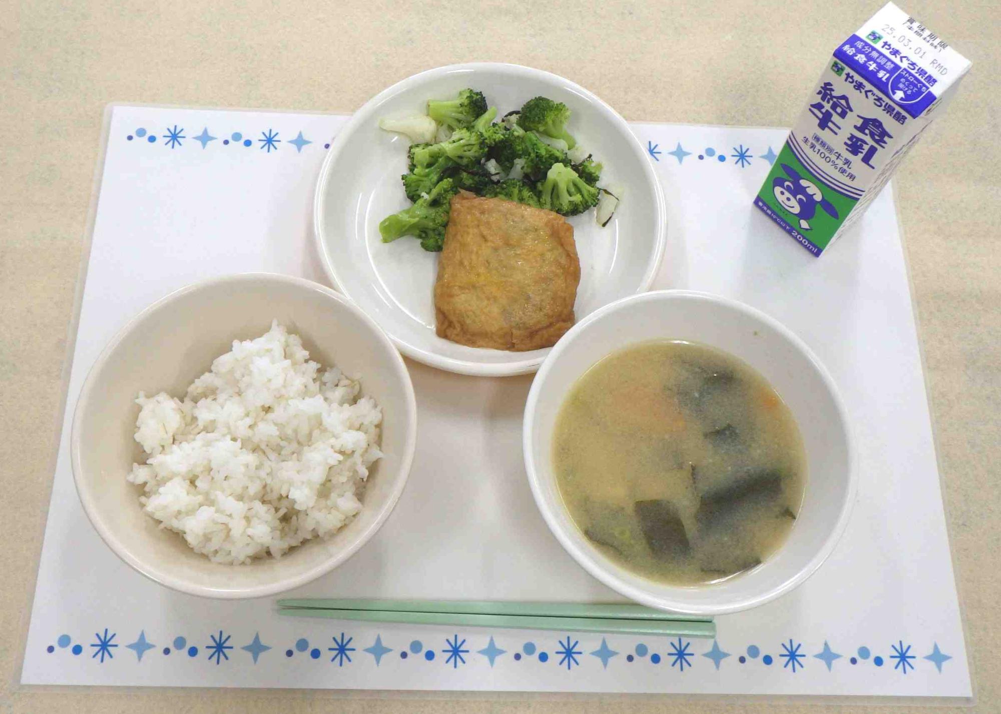 2月21日の給食の写真
