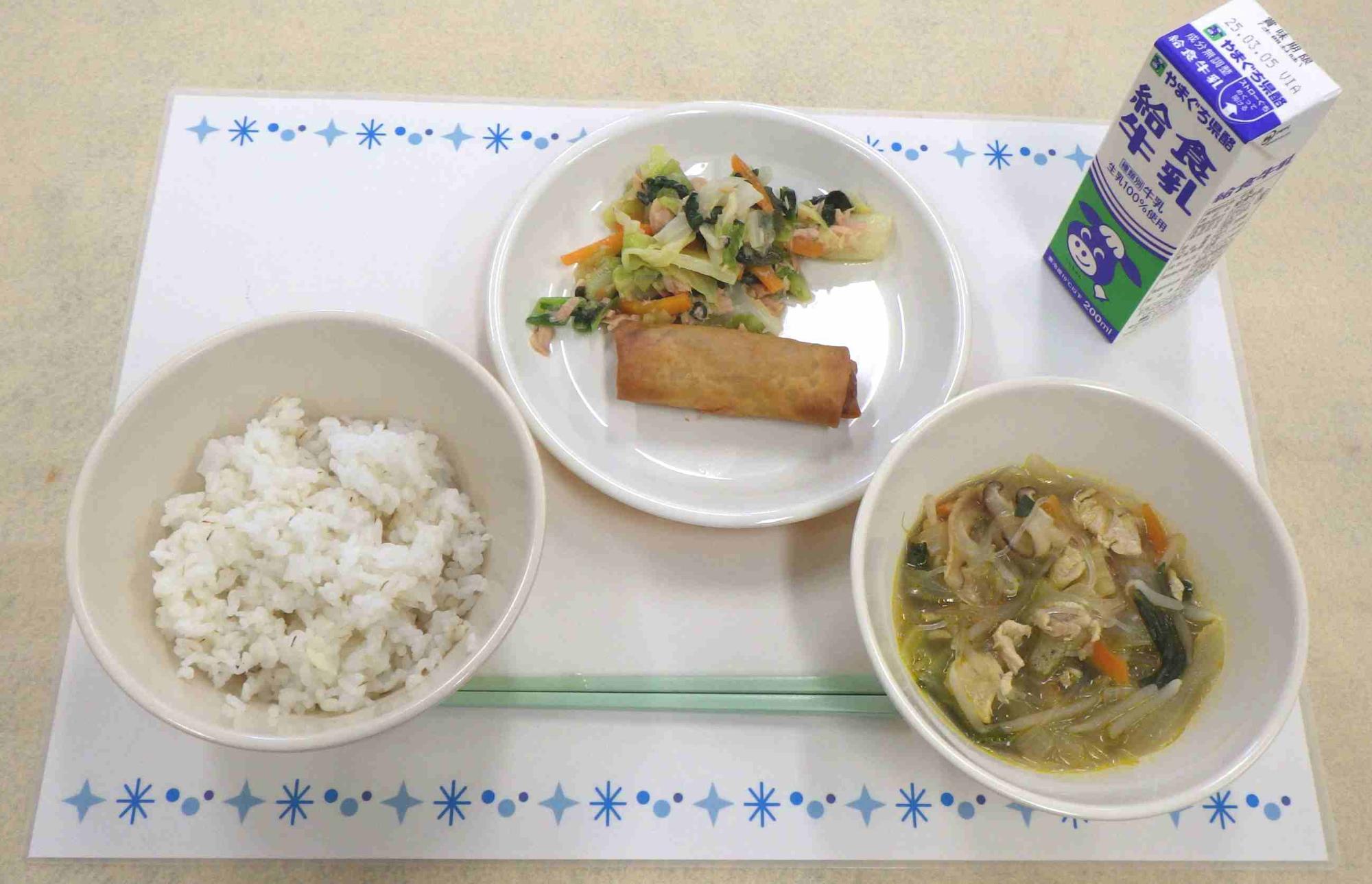 2月25日の給食の写真