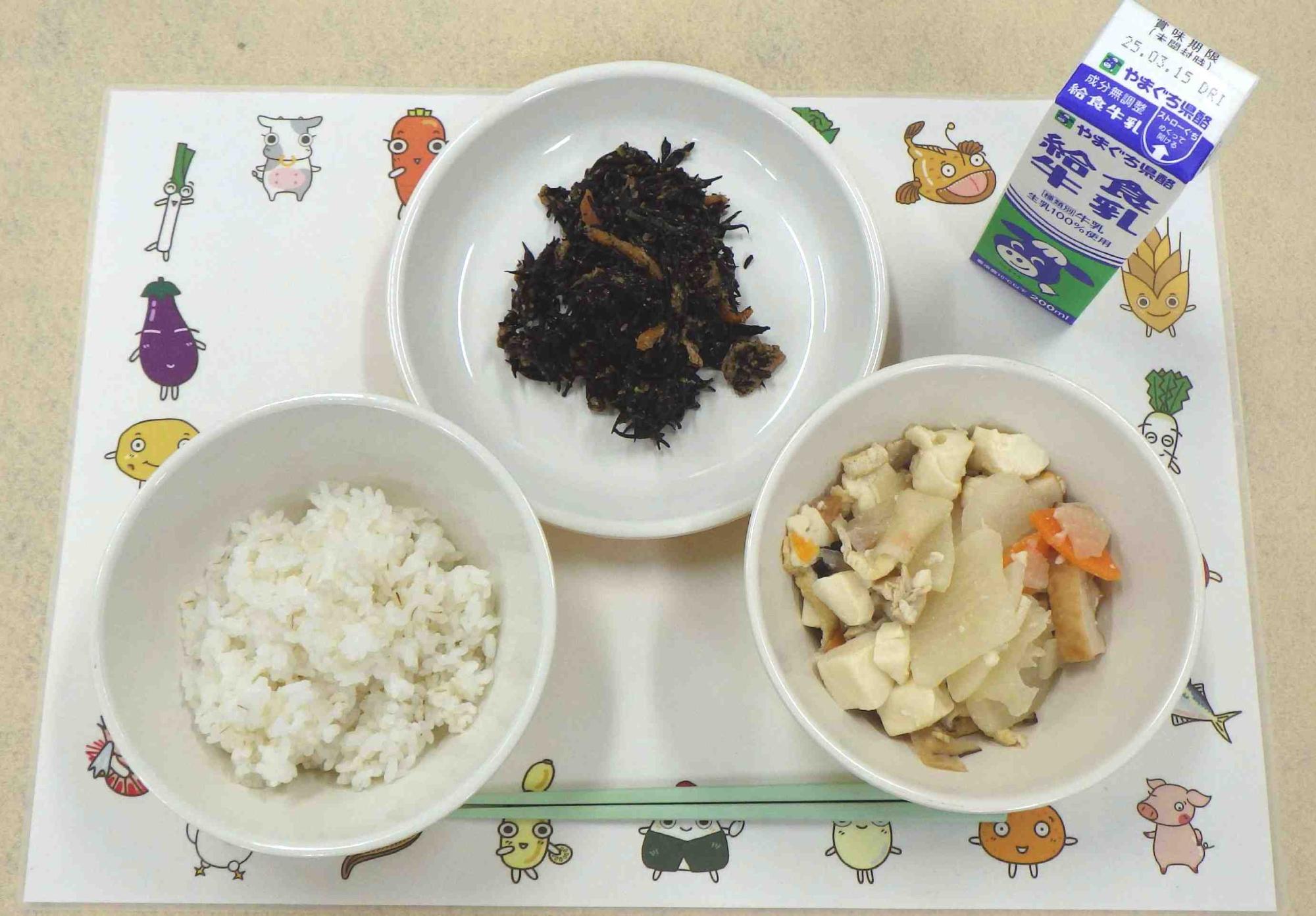 3月7日の給食の写真