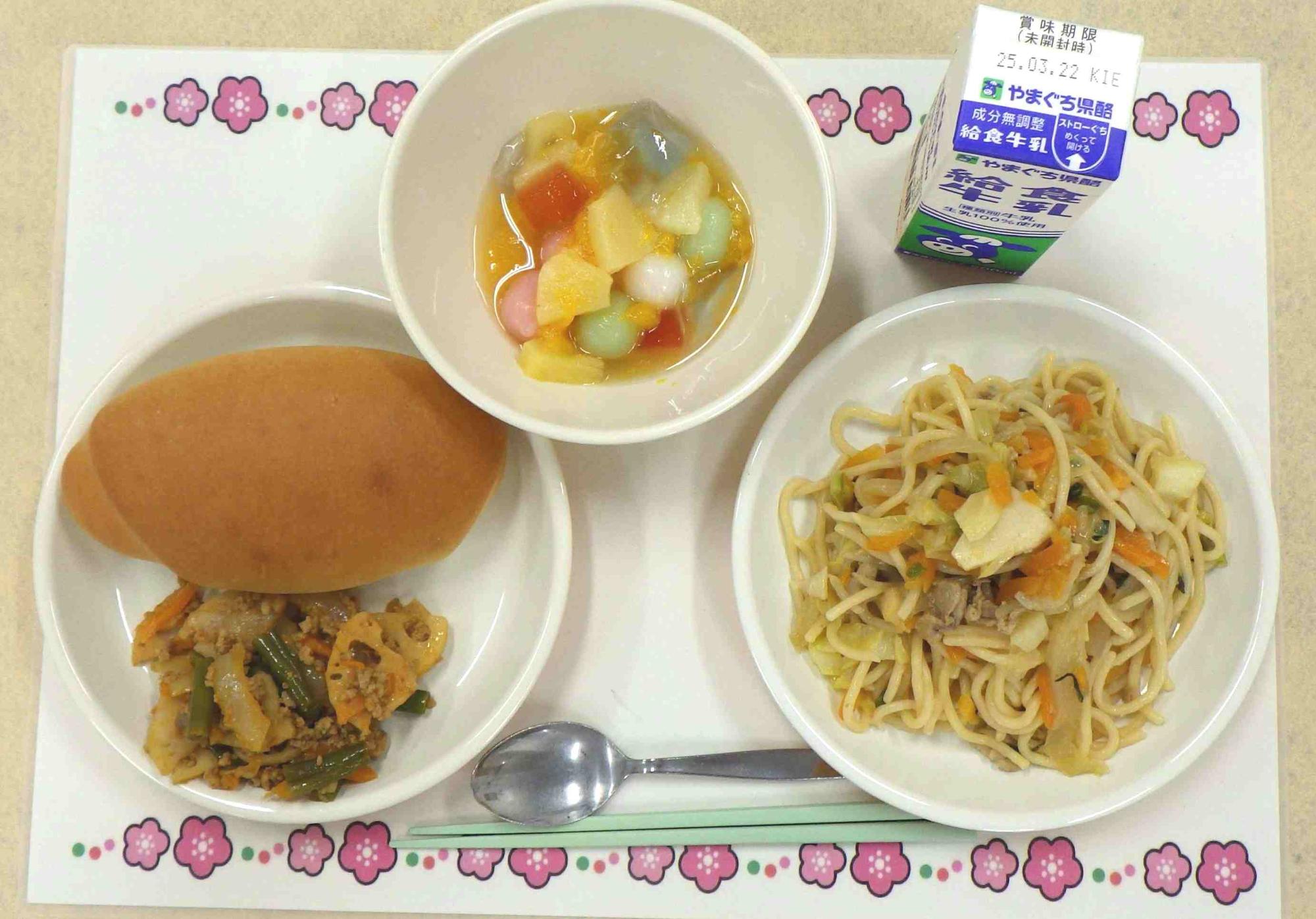 3月13日の給食の写真