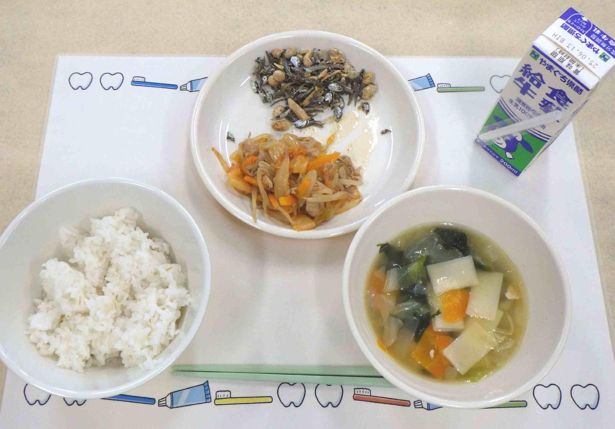 6月4日の給食の写真