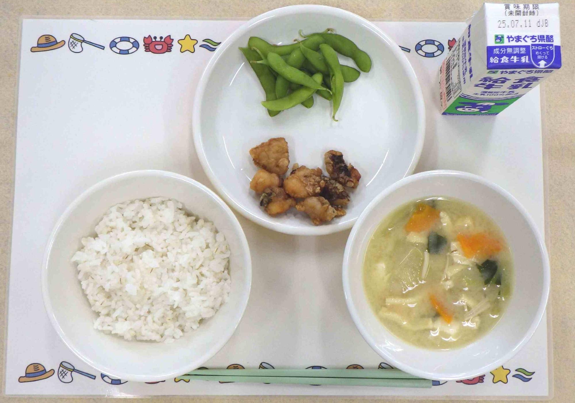 7月2日の給食の写真