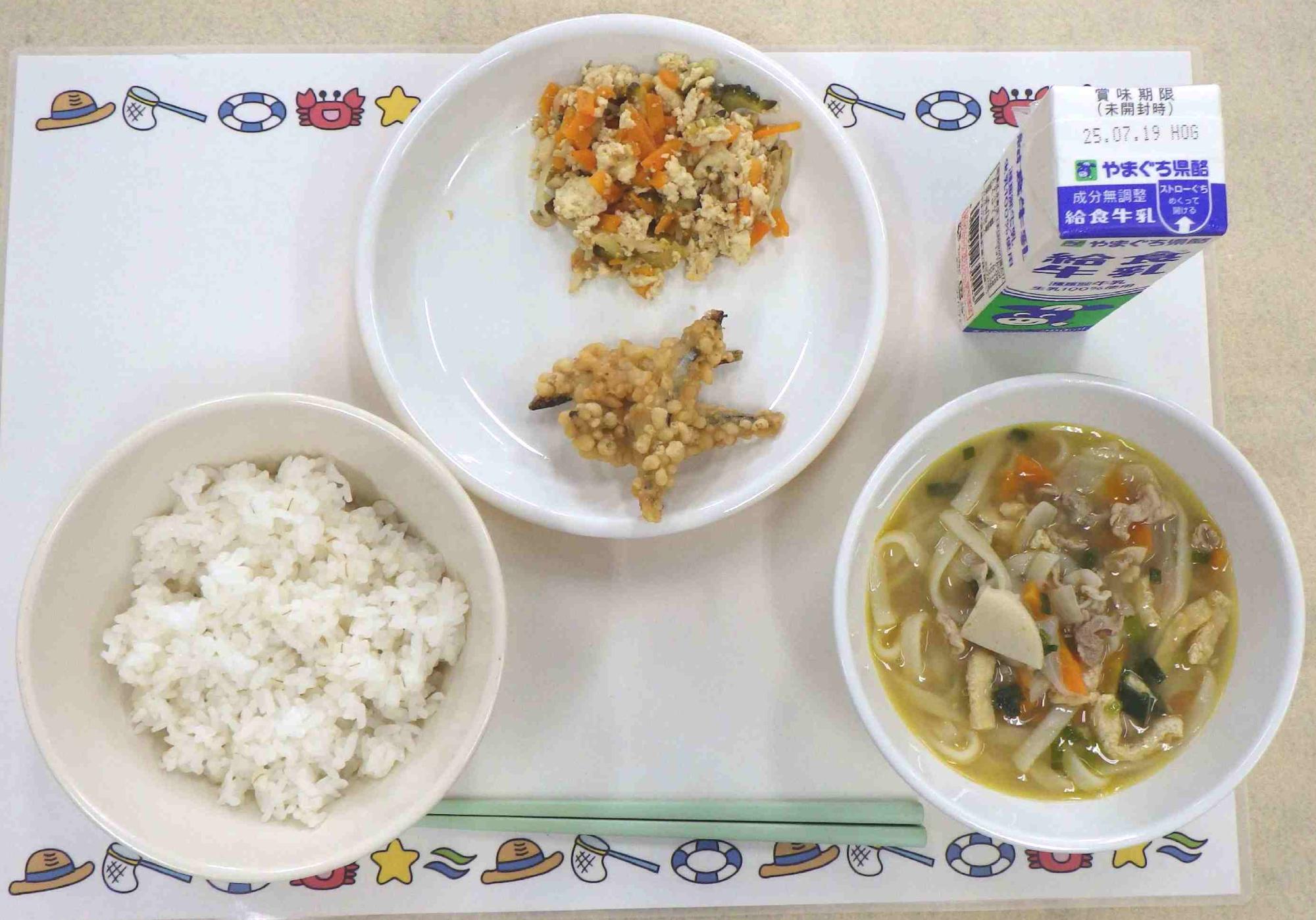 7月11日の給食の写真
