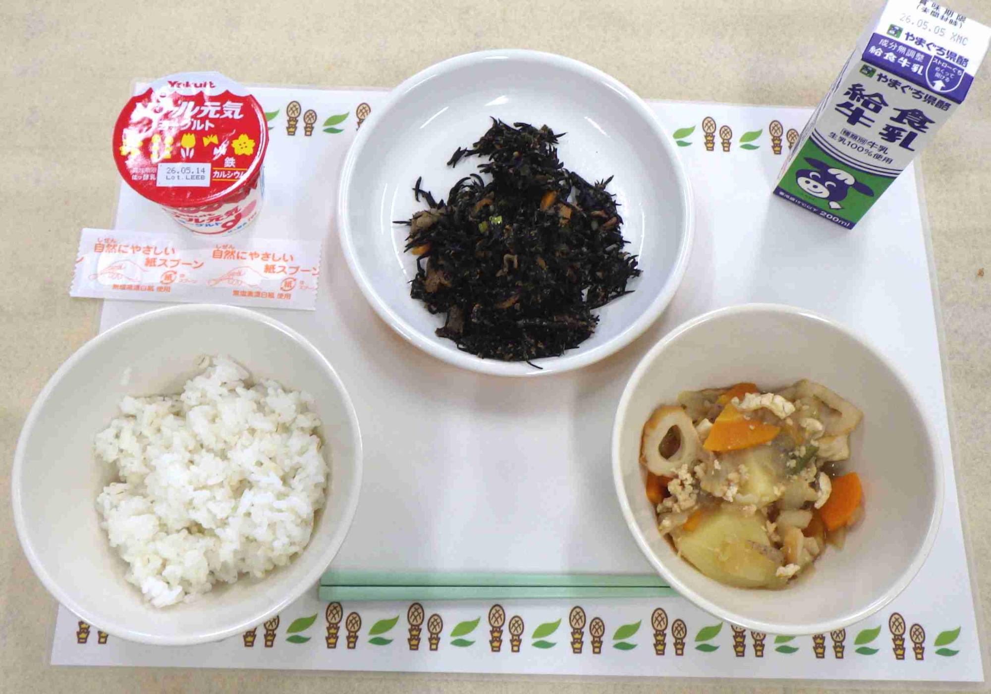4月27日の給食の写真