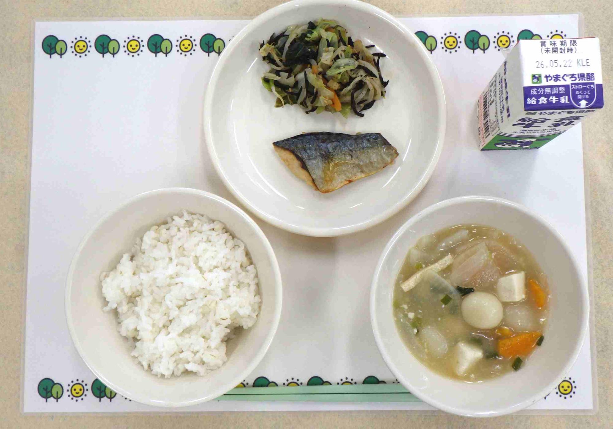 5月13日の給食の写真
