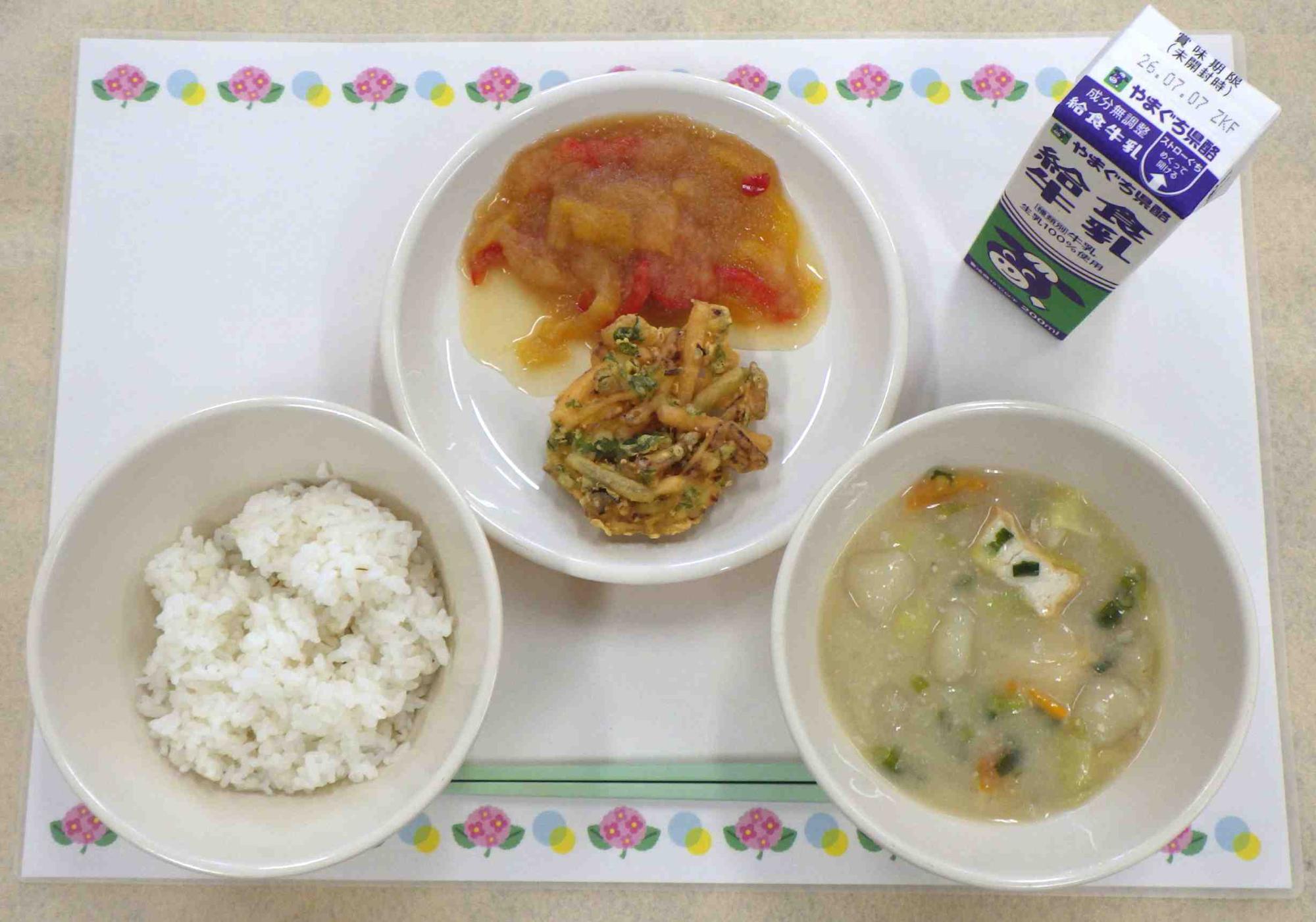 6月29日の給食の写真