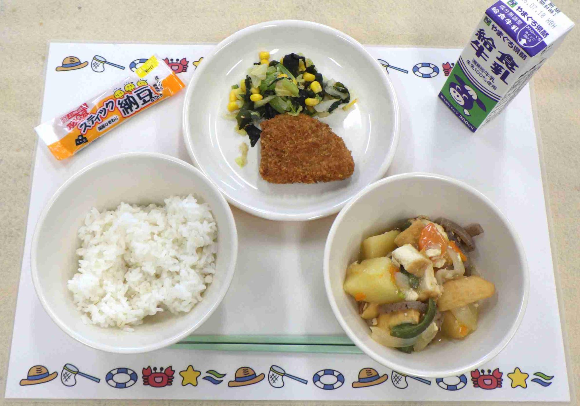 7月10日の給食の写真