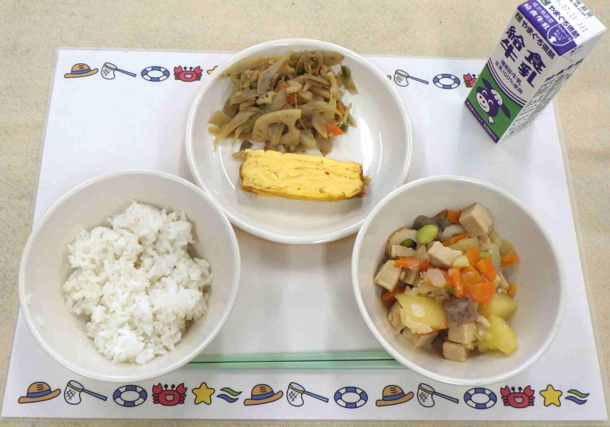 7月13日の給食の写真