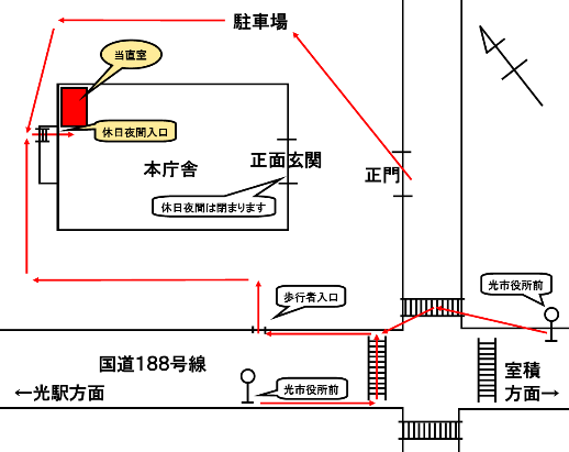 閉庁時窓口