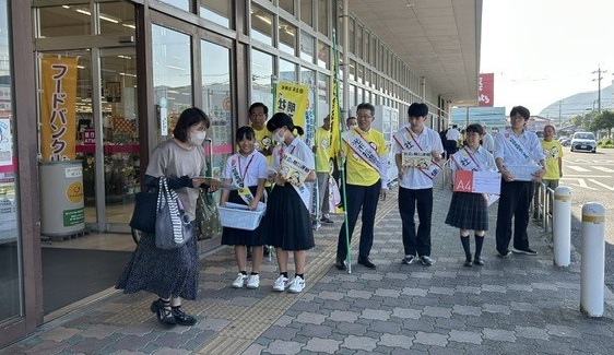 街頭啓発(社明大使)