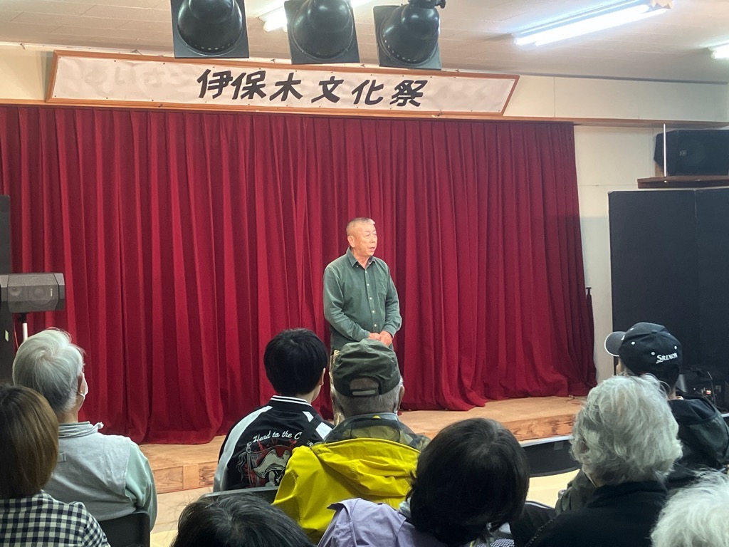 大島館長の挨拶風景