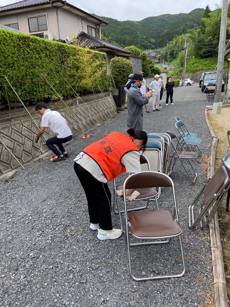 椅子清掃