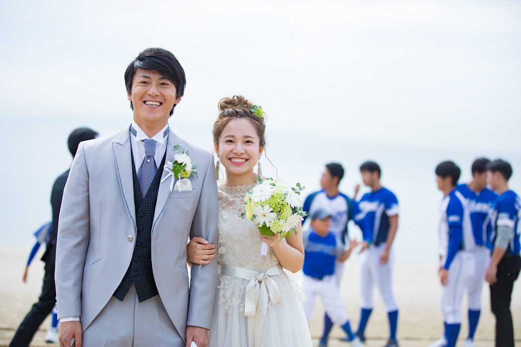 まちぐるみWeddingのときの高木さん夫妻